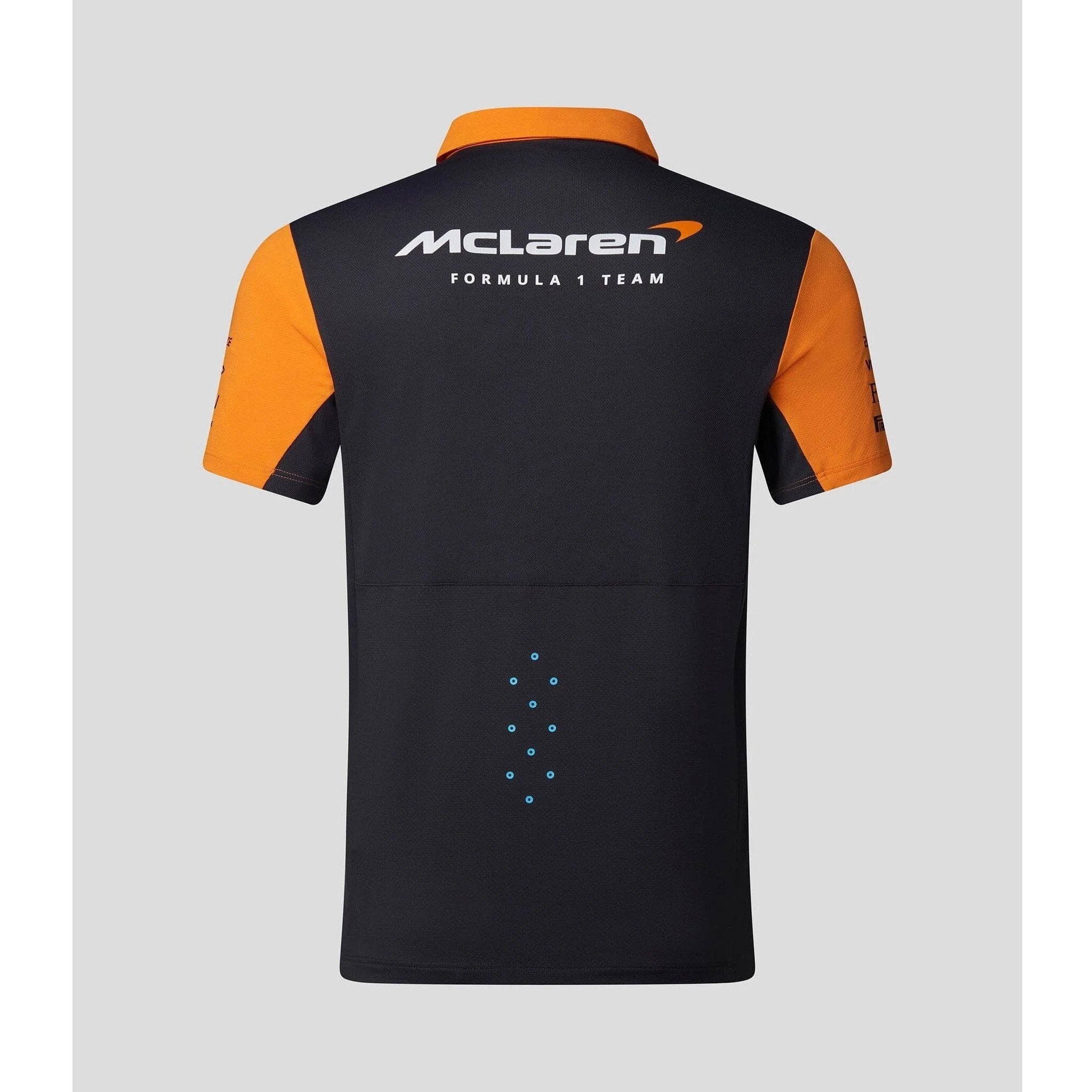 McLaren F1 Men's 2023 Team Polo Shirt - Papaya