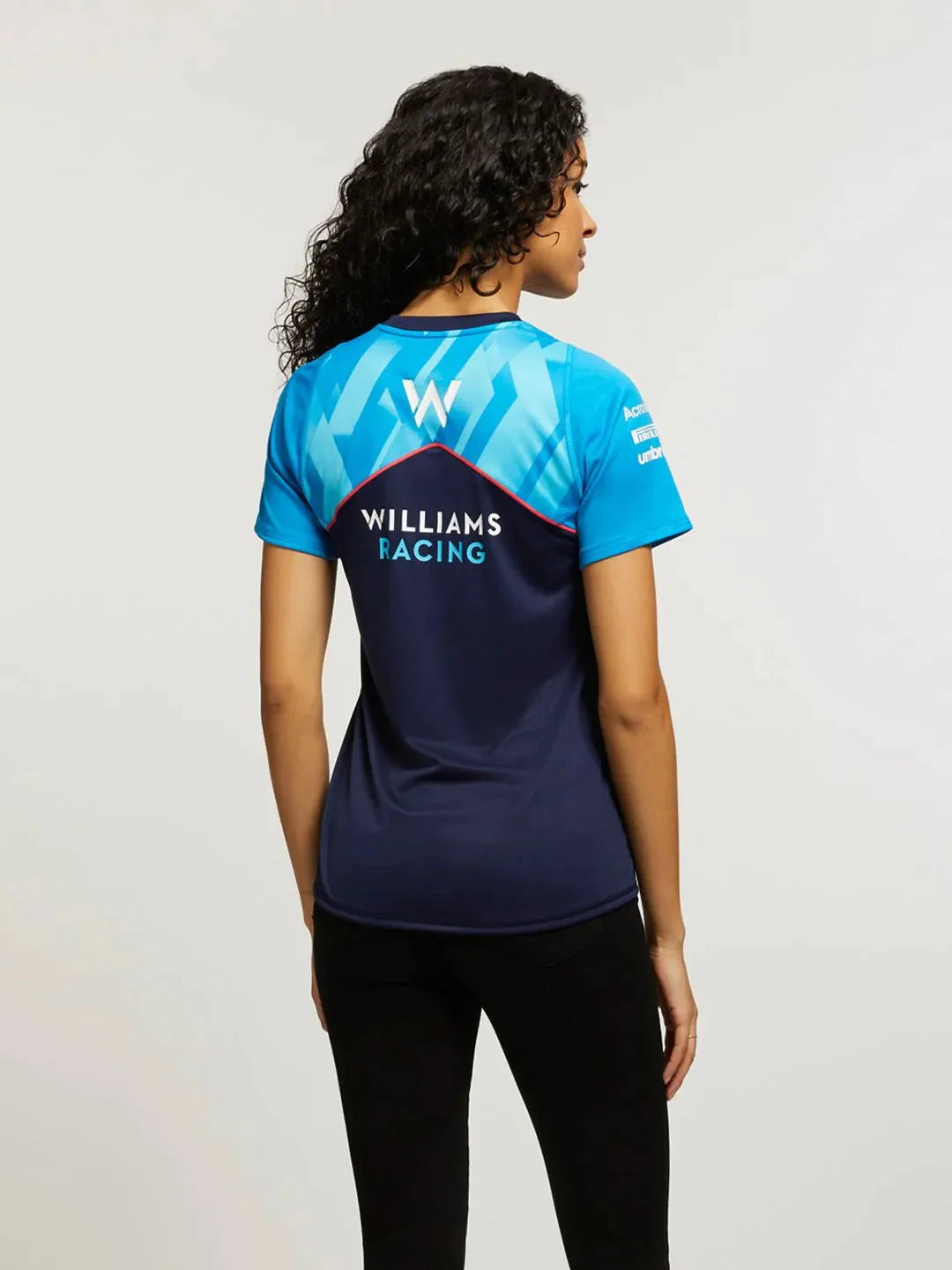 Williams Racing F1 2023 Women's Team Training Jersey T-Shirt-Blue