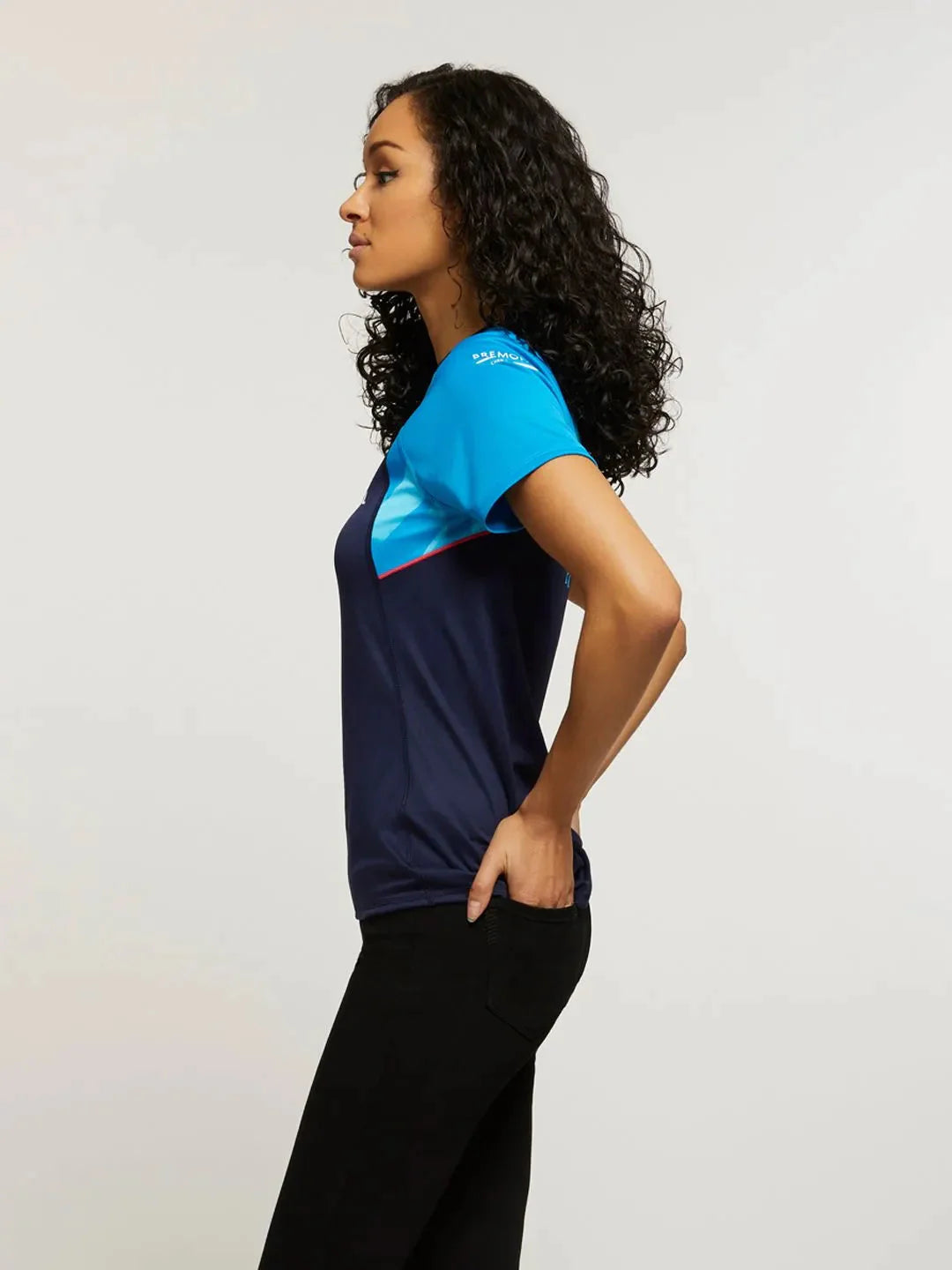 Williams Racing F1 2023 Women's Team Training Jersey T-Shirt-Blue