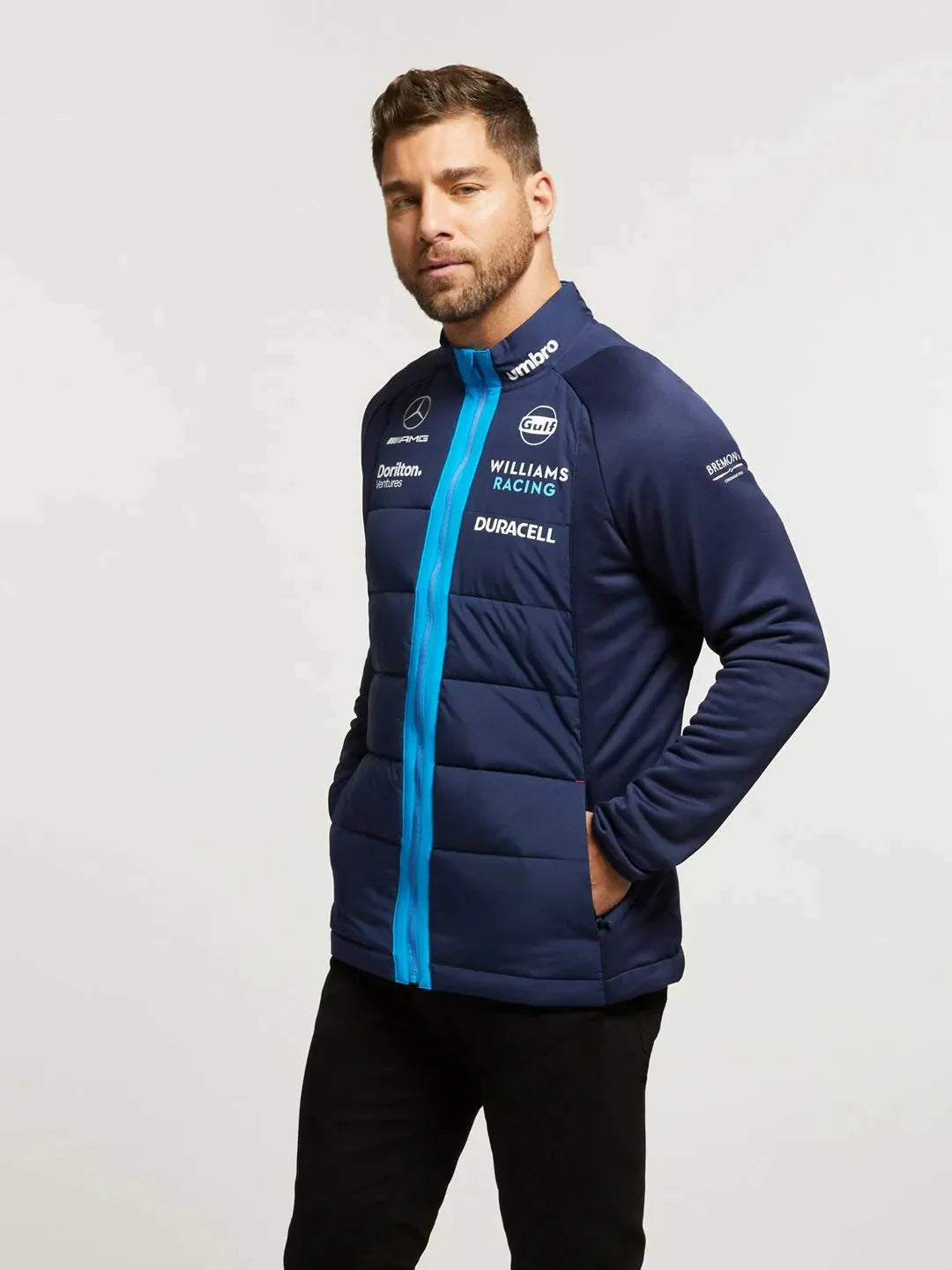 Williams Racing F1 2023 Men's Team Thermal Jacket -Blue