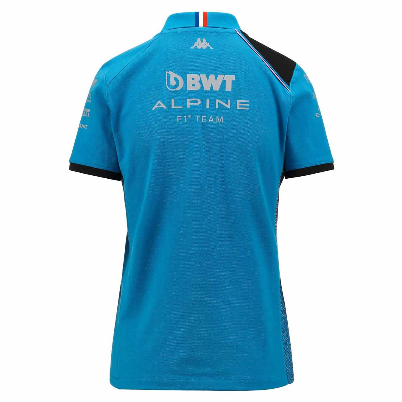 Alpine Racing F1 2023 Women's Team Polo Shirt- White/Blue