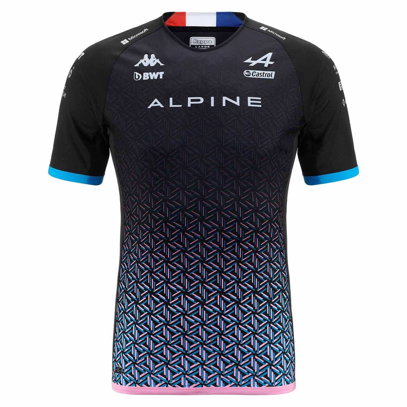 Alpine Racing F1 2023 Kids Pierre Gasly Team T-Shirt- Youth Black