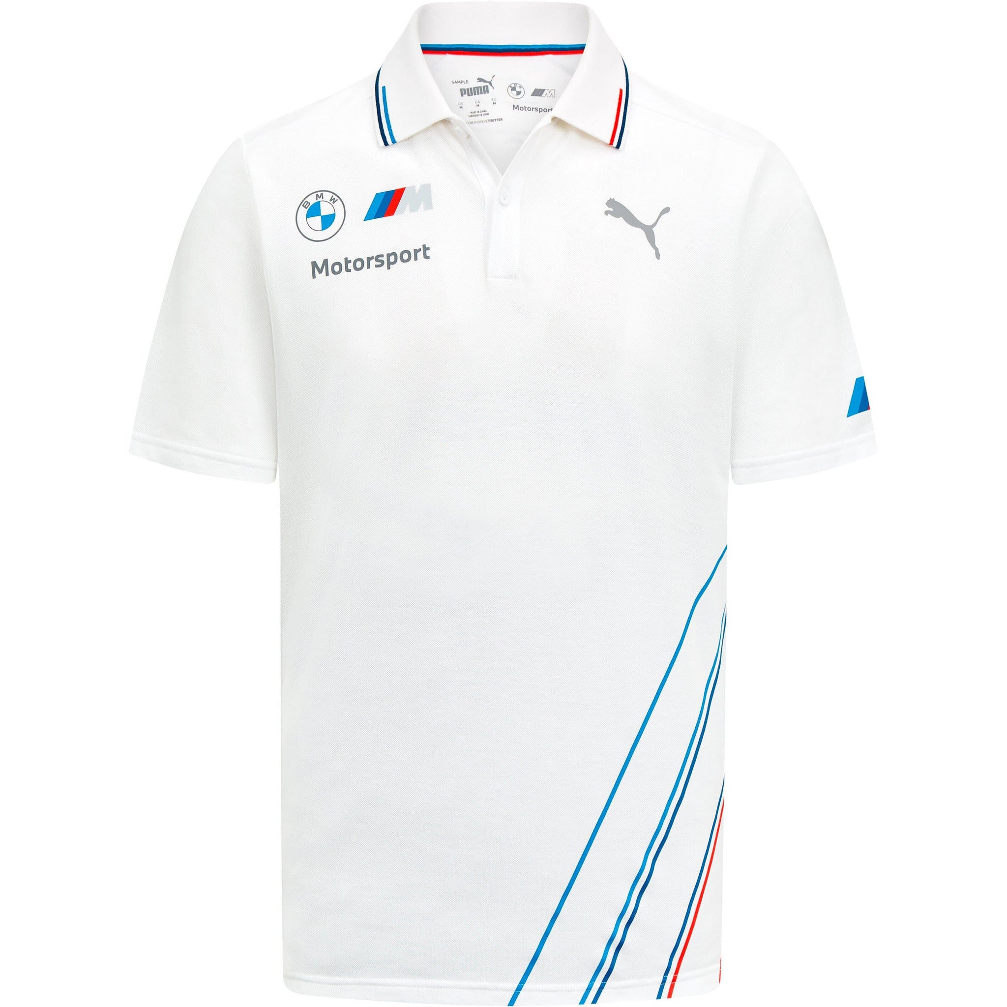 Men's Team Polo Shirt- Grey/White