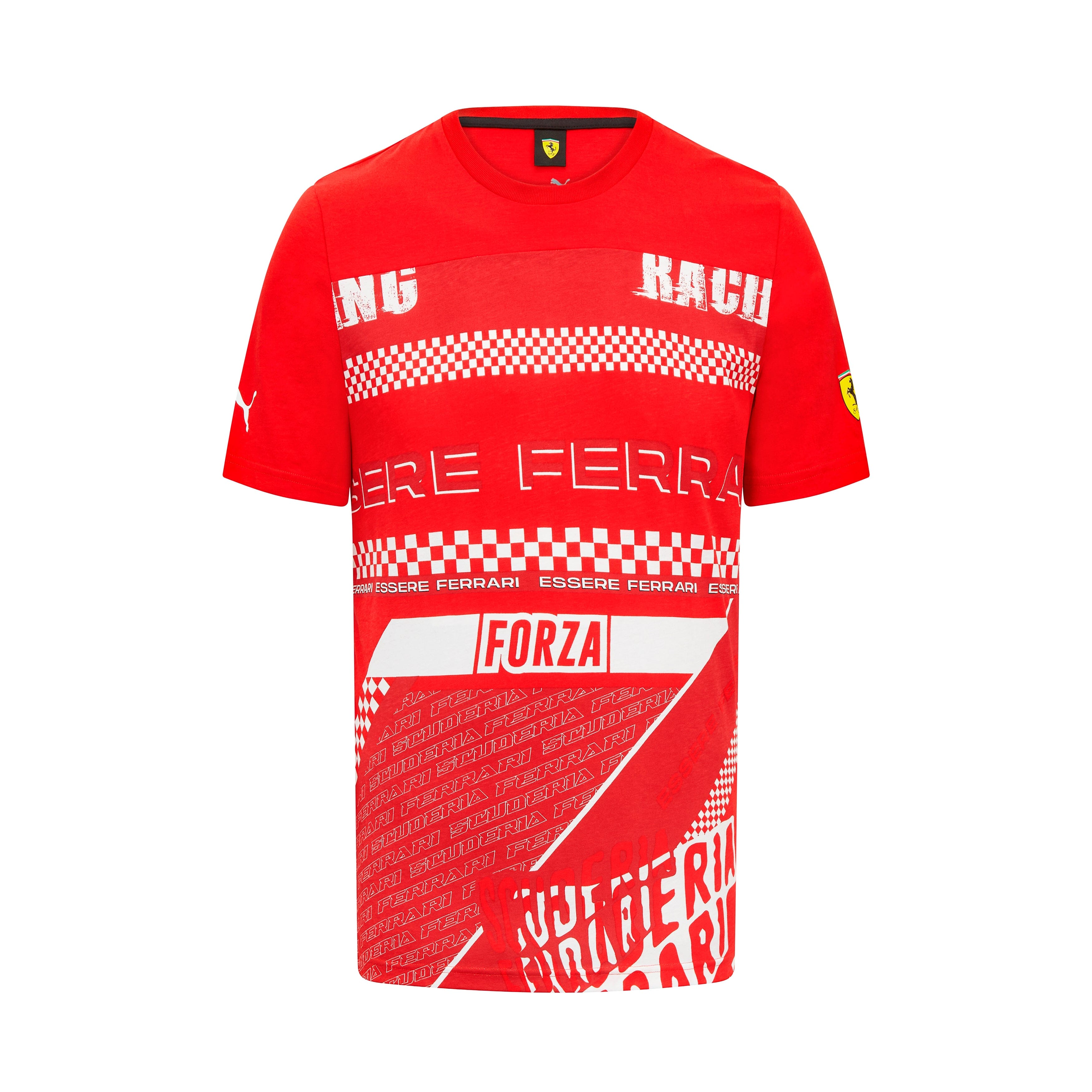 Scuderia Ferrari F1 Men's Puma Graphic T-Shirt-Red/Black