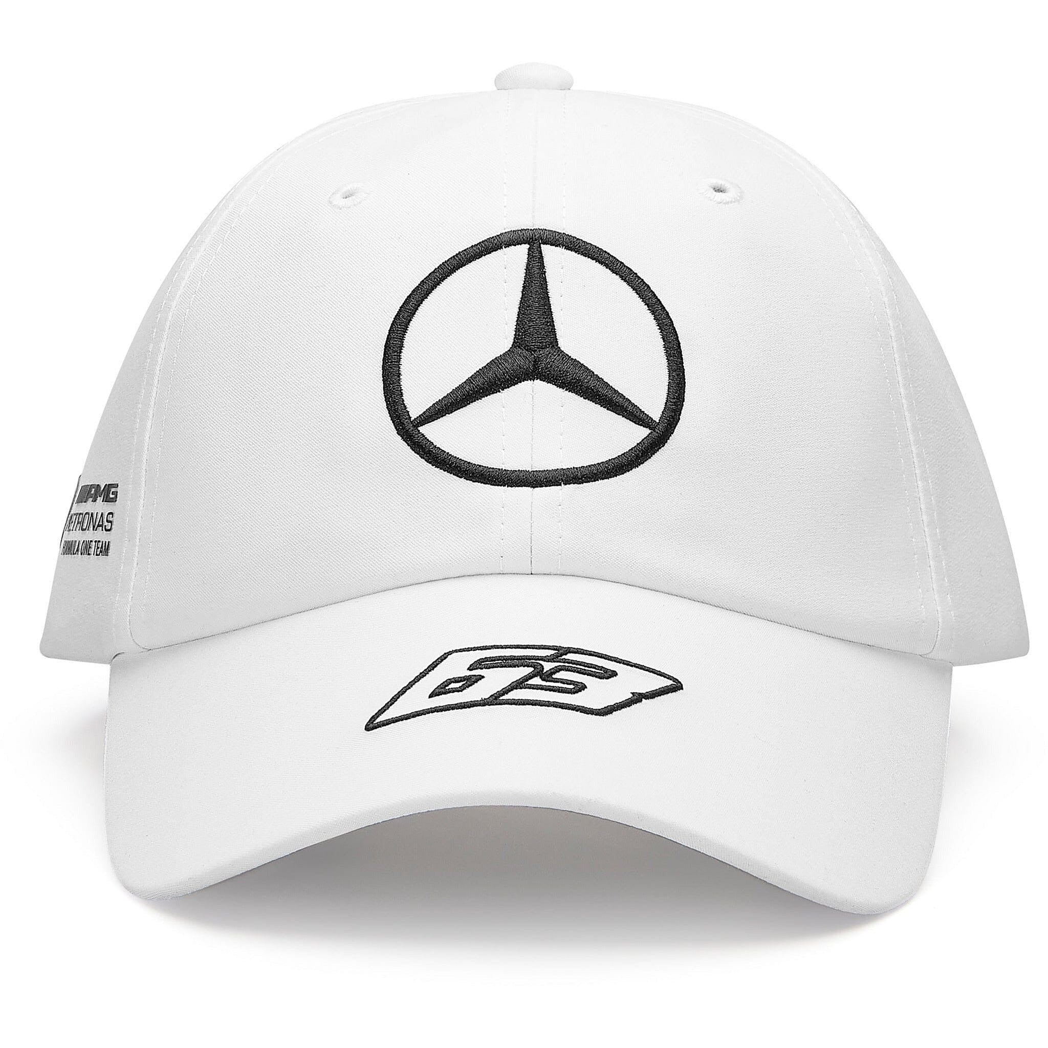 Mercedes AMG F1 2023 George Russell Baseball Hat - Black/White/Blue