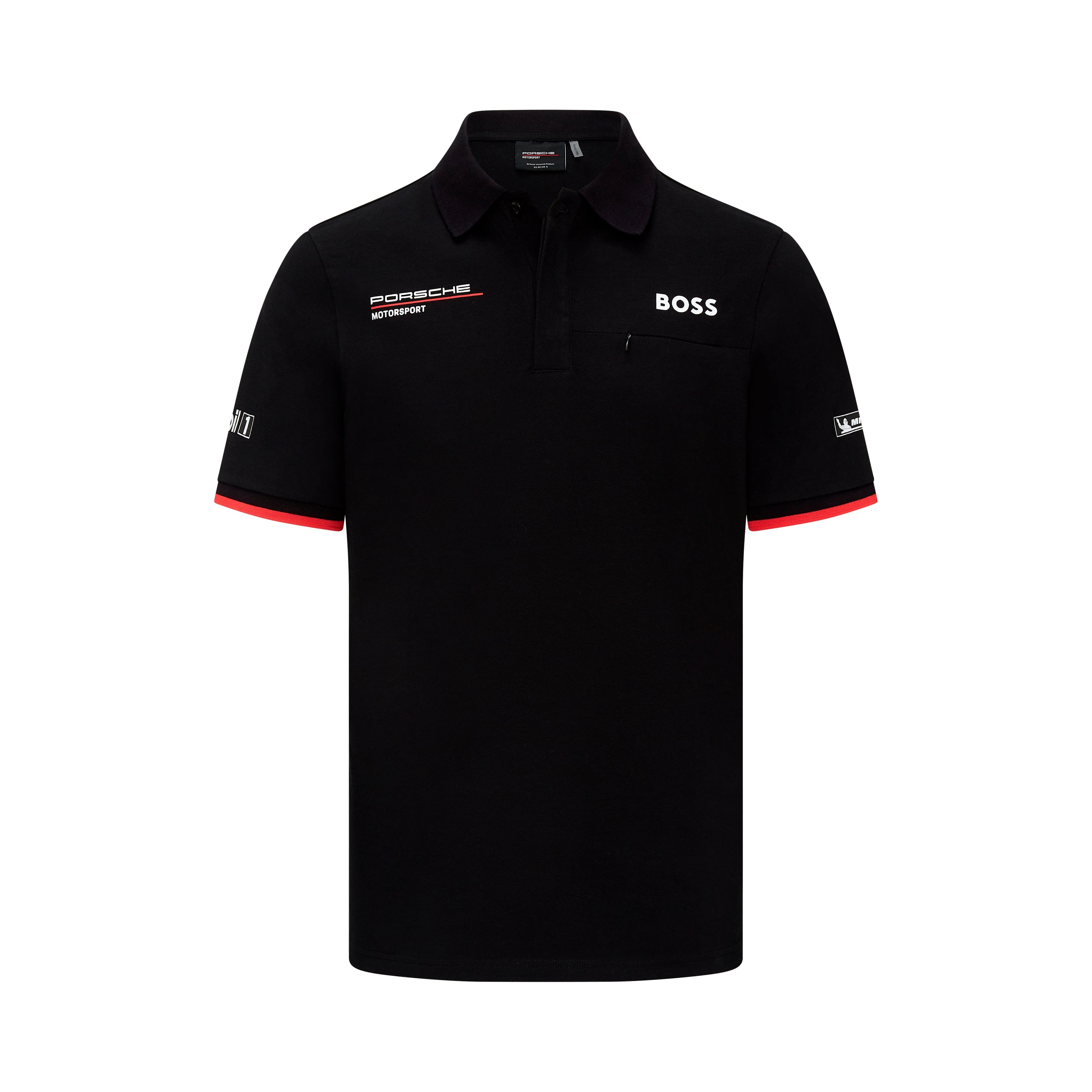 Porsche Motorsport Men's Team Polo Shirt - White/Black