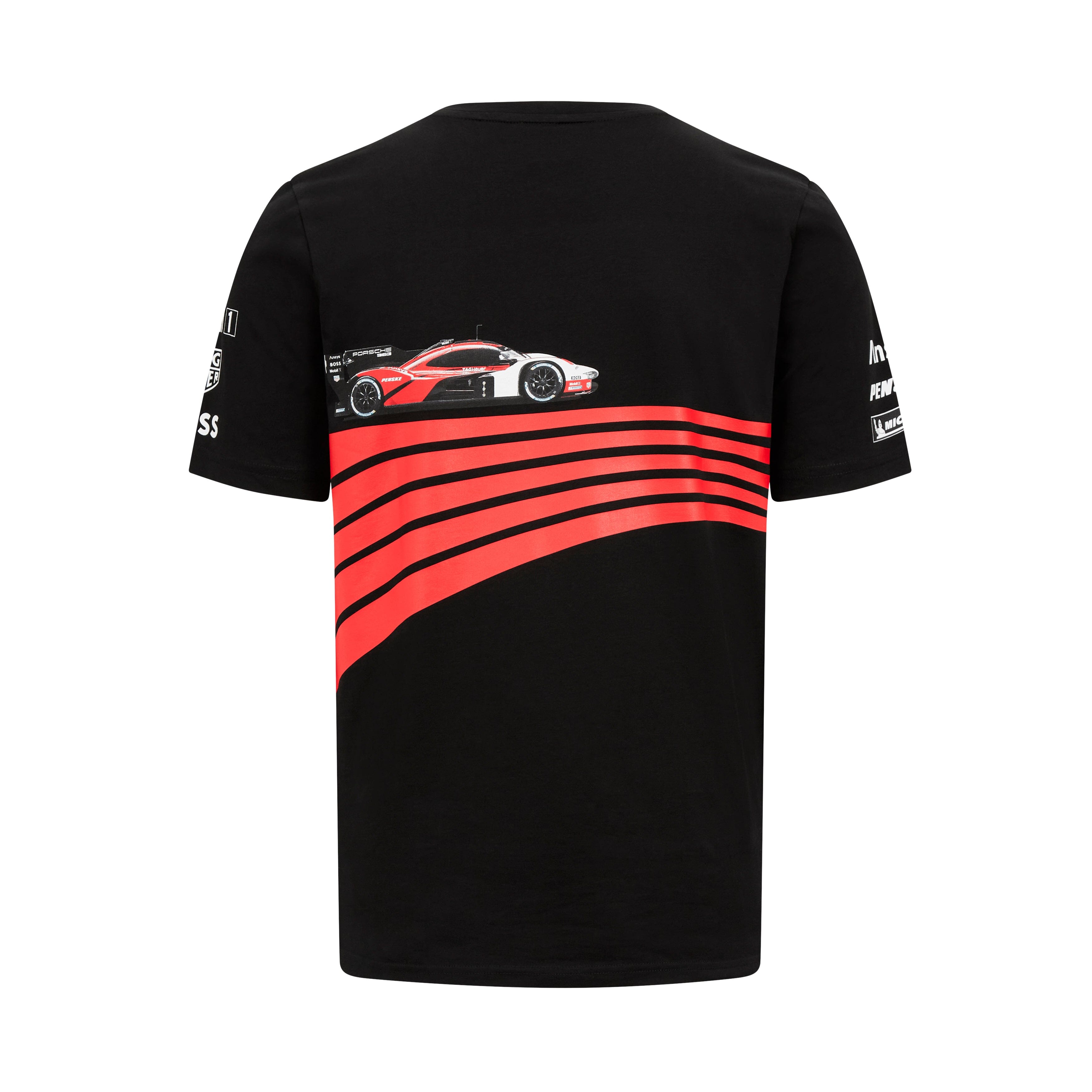 Porsche Penske Motorsport Team T-Shirt - Black
