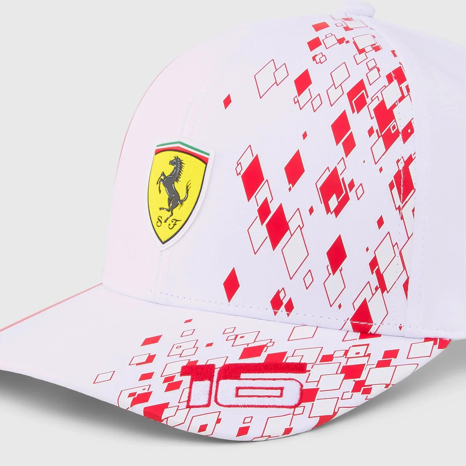 Scuderia Ferrari F1 Special Edition Charles Leclerc Monaco GP Hat - White