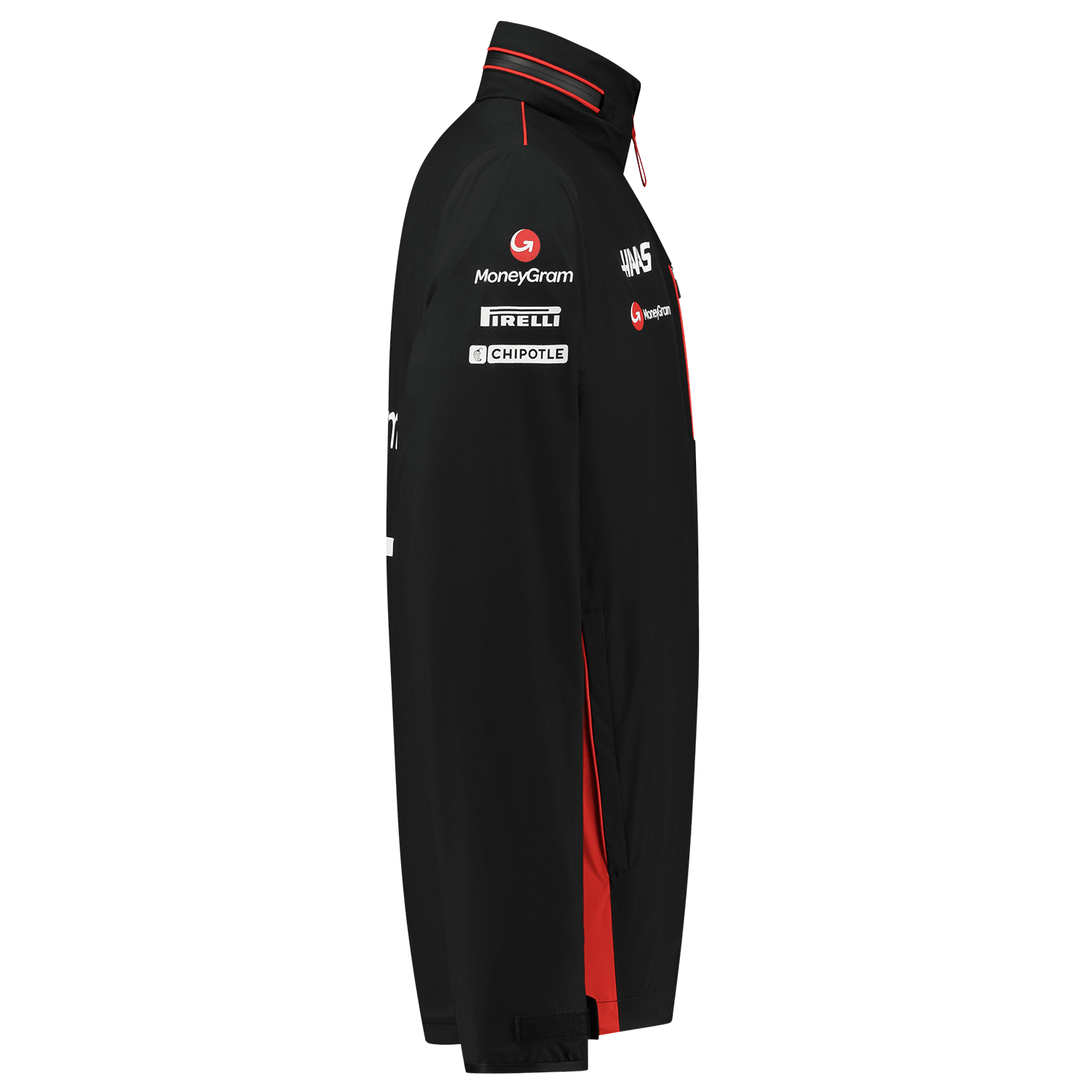Haas Racing F1 2023 Men's Team Lightweight Rain Jacket - Black