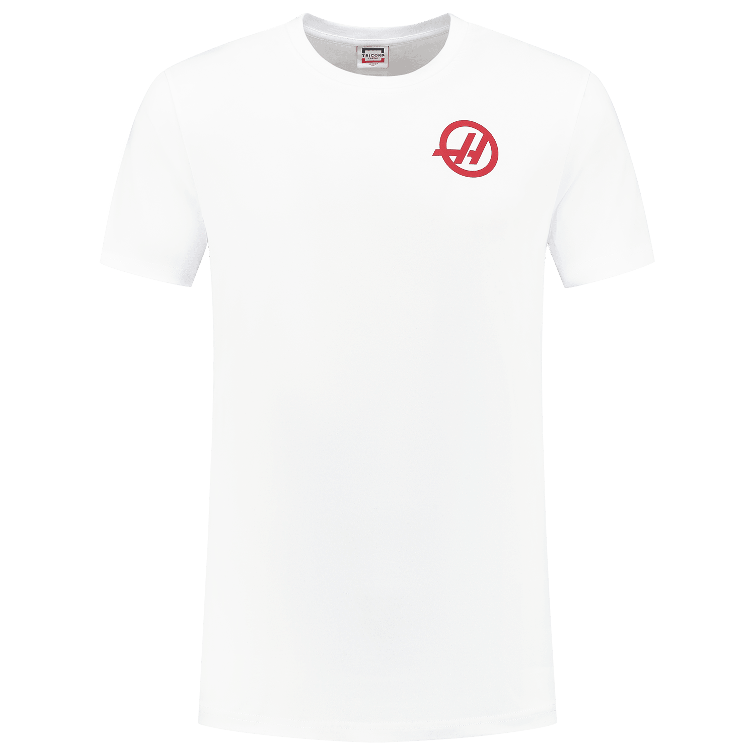 Haas Racing F1 Small Logo T-Shirt - Black/White