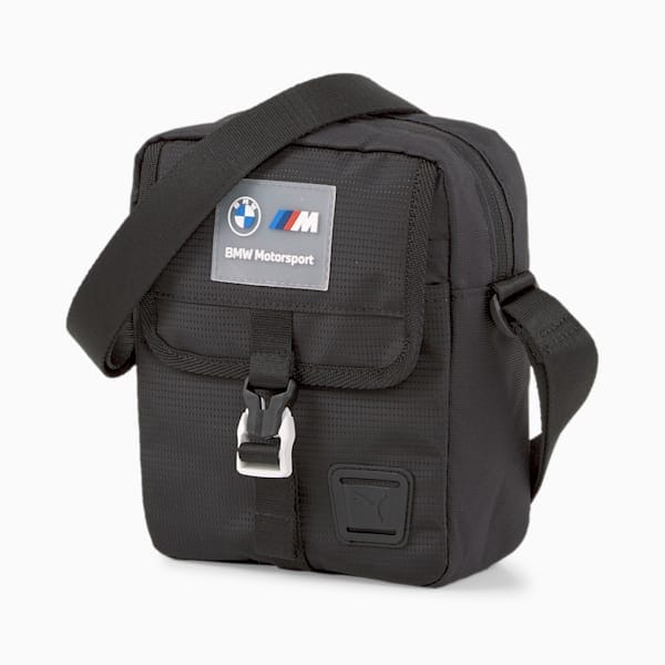 BMW M Motorsports Puma Shoulder Bag- Black