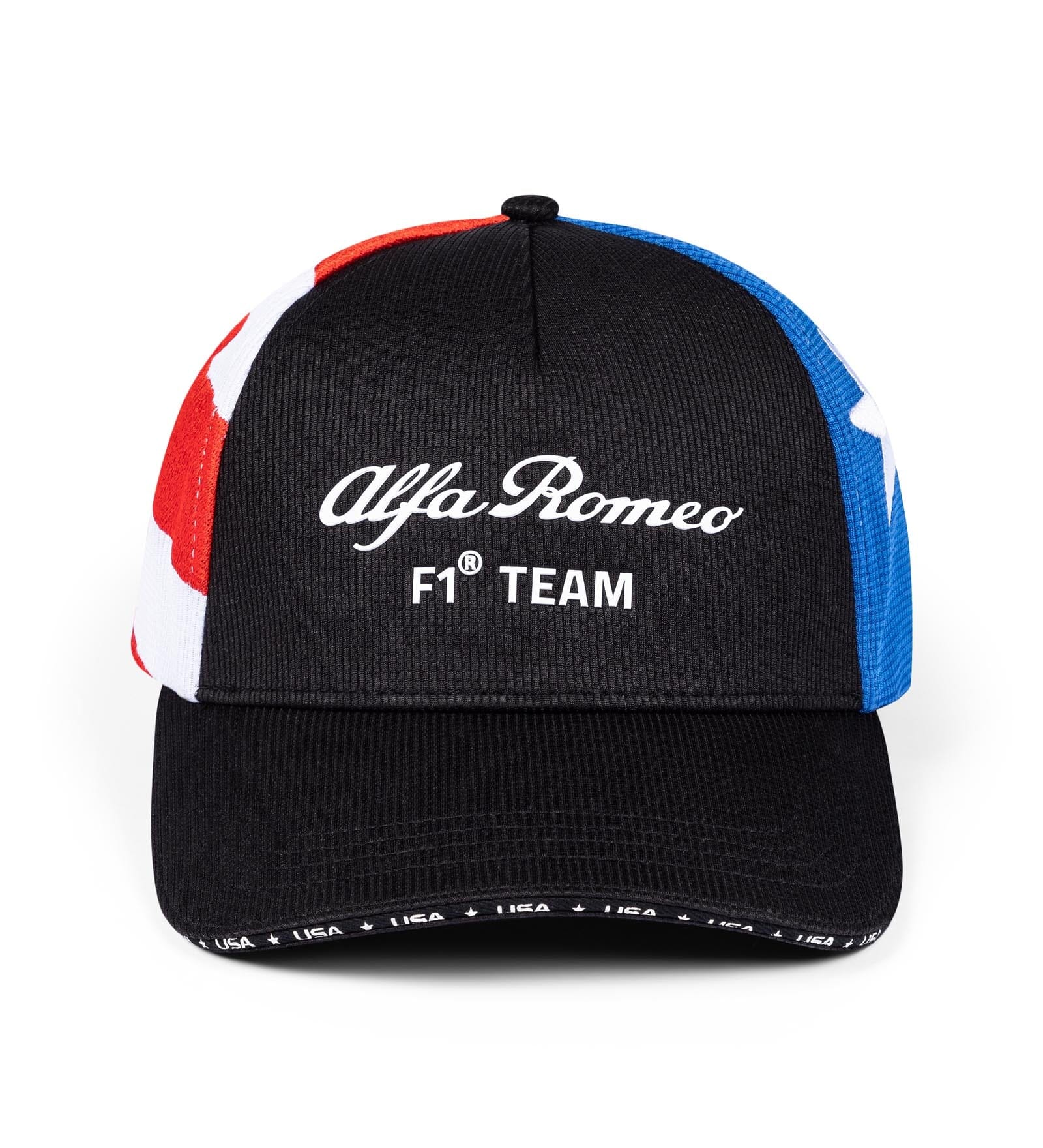 Alfa Romeo Racing F1 Special Edition Stars & Stripes USA GP Baseball Hat - Black