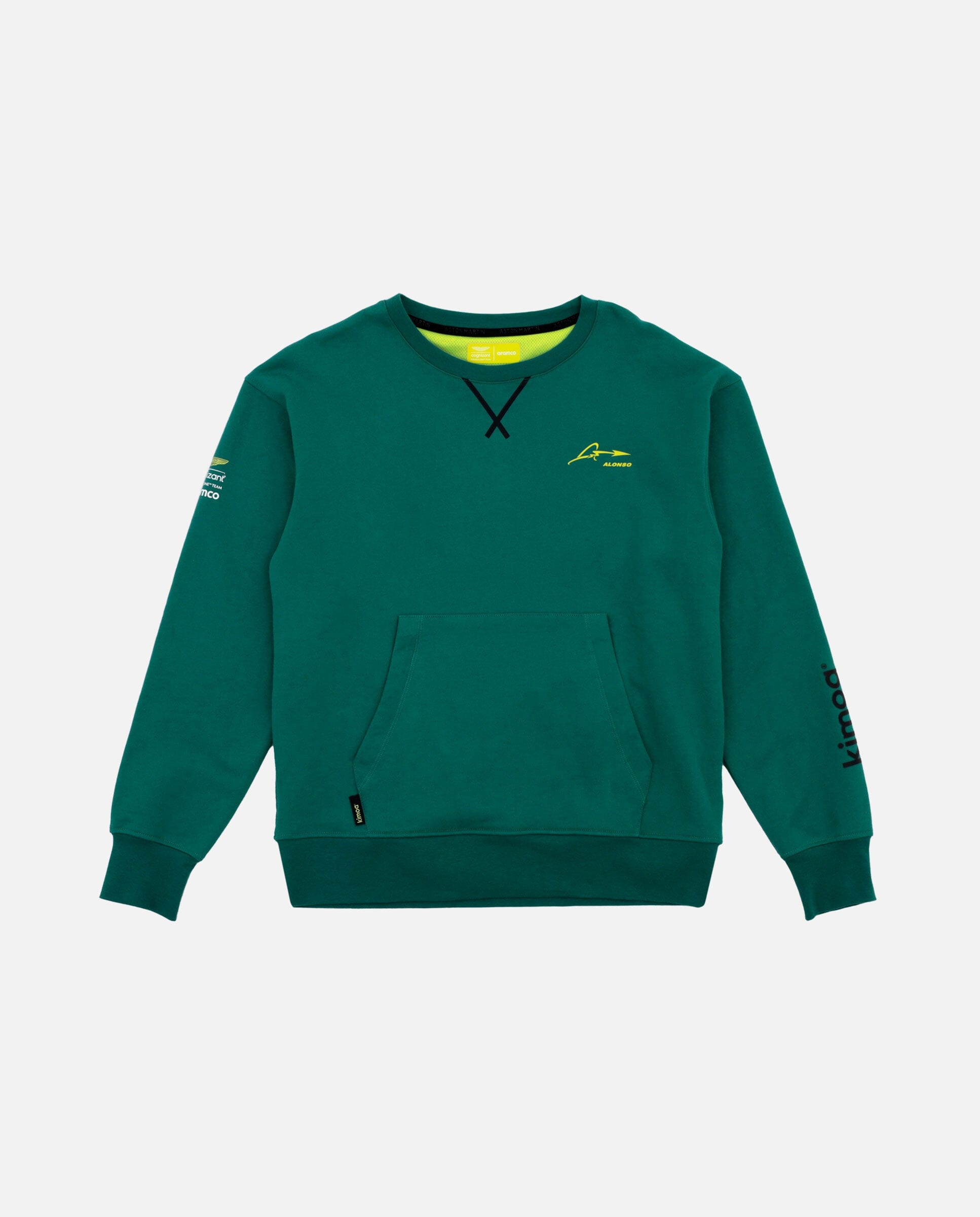 Aston Martin F1 Kimoa Fernando Alonso Men's Lifestyle Sweater - Green