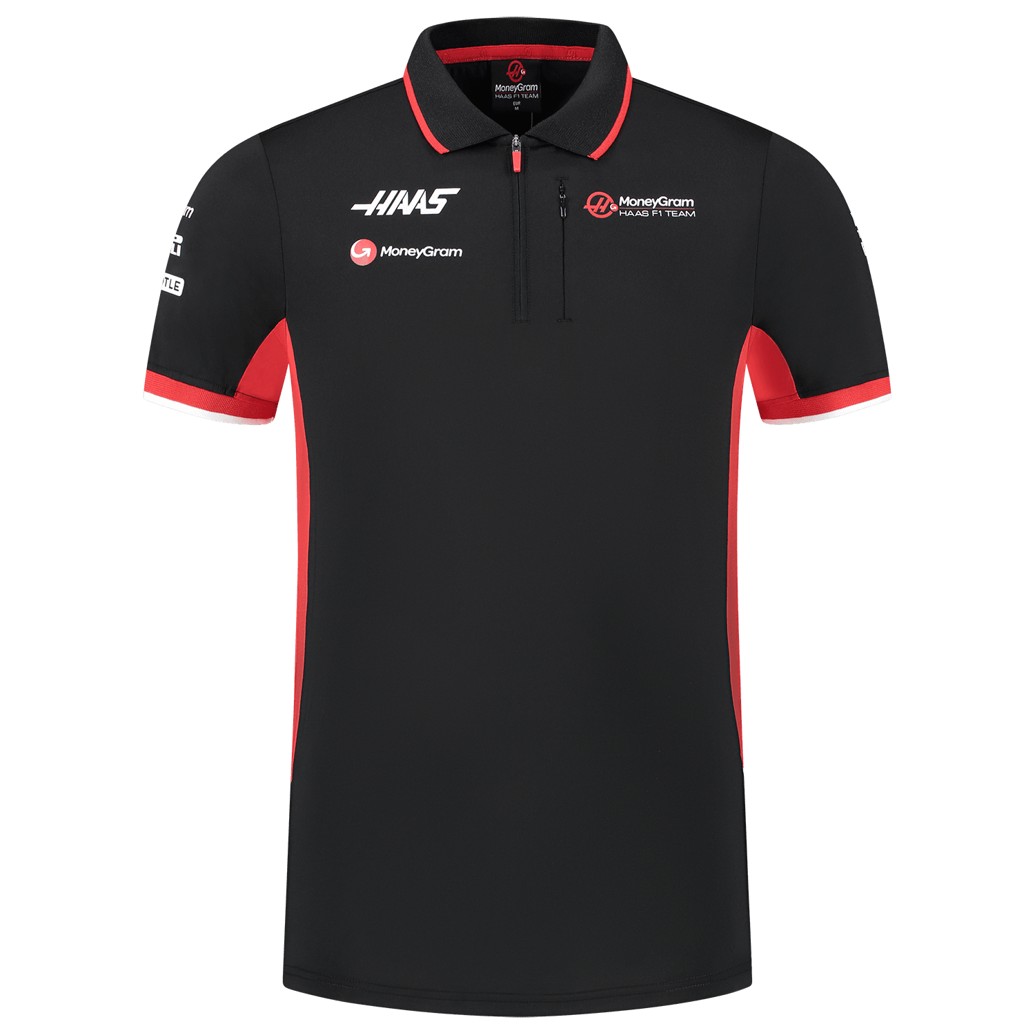 Haas Racing F1 2024 Team Fitted Polo Shirt - Black