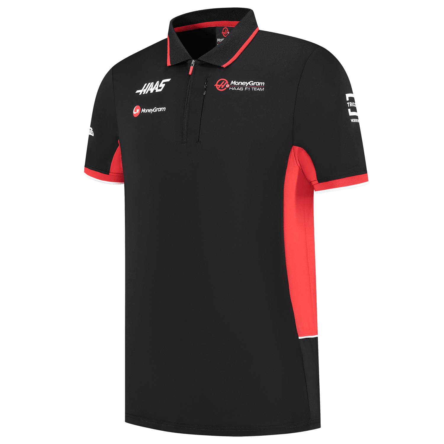 Haas Racing F1 2024 Team Fitted Polo Shirt - Black
