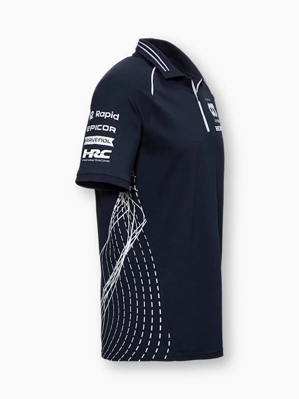 Scuderia AlphaTauri F1 2023 Men's Team Polo Shirt - Navy/White