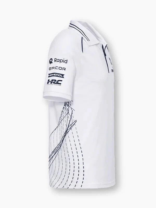 Scuderia AlphaTauri F1 2023 Men's Team Polo Shirt - Navy/White