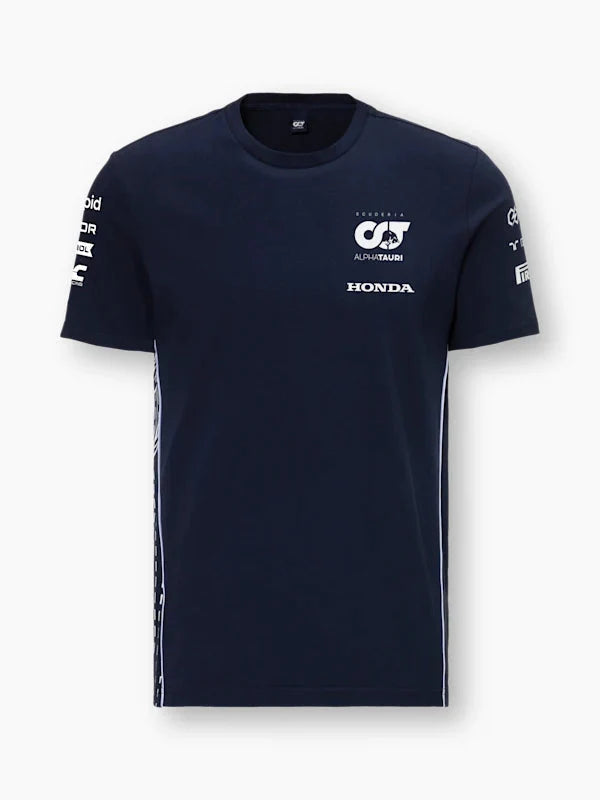 Scuderia AlphaTauri F1 2023 Men's Team T-Shirt - Navy/White