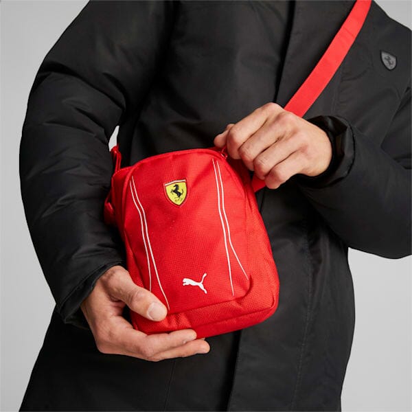 Scuderia Ferrari F1 Puma Sportswear Race Shoulder Bag - Red/Black