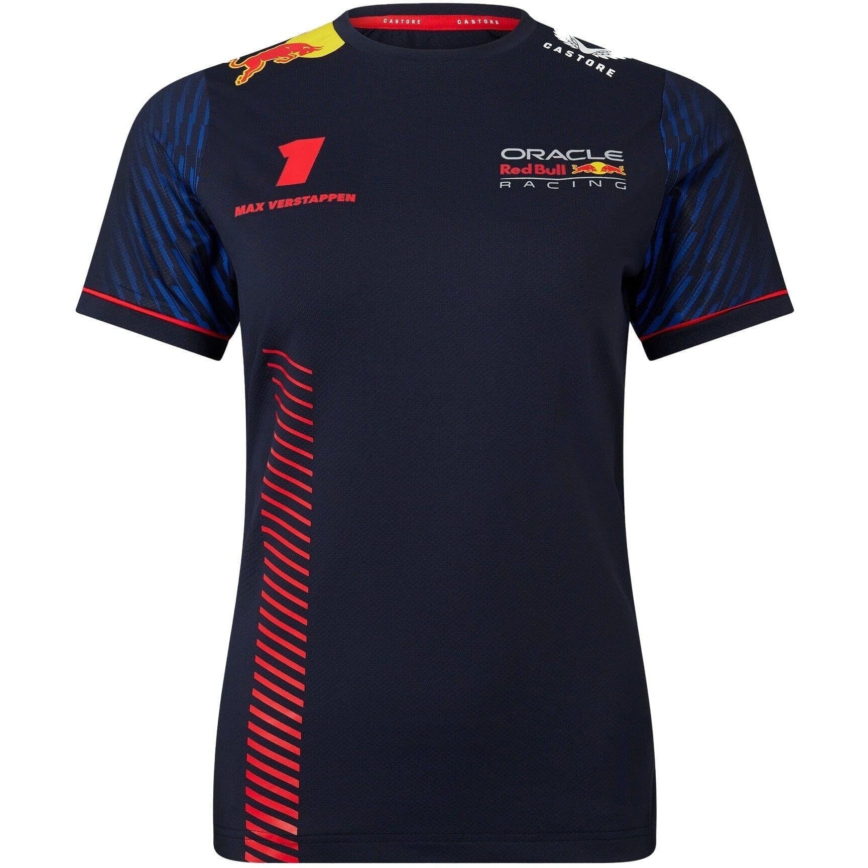 Red Bull Racing F1 Women's 2023 Max Verstappen Team T-Shirt- Navy