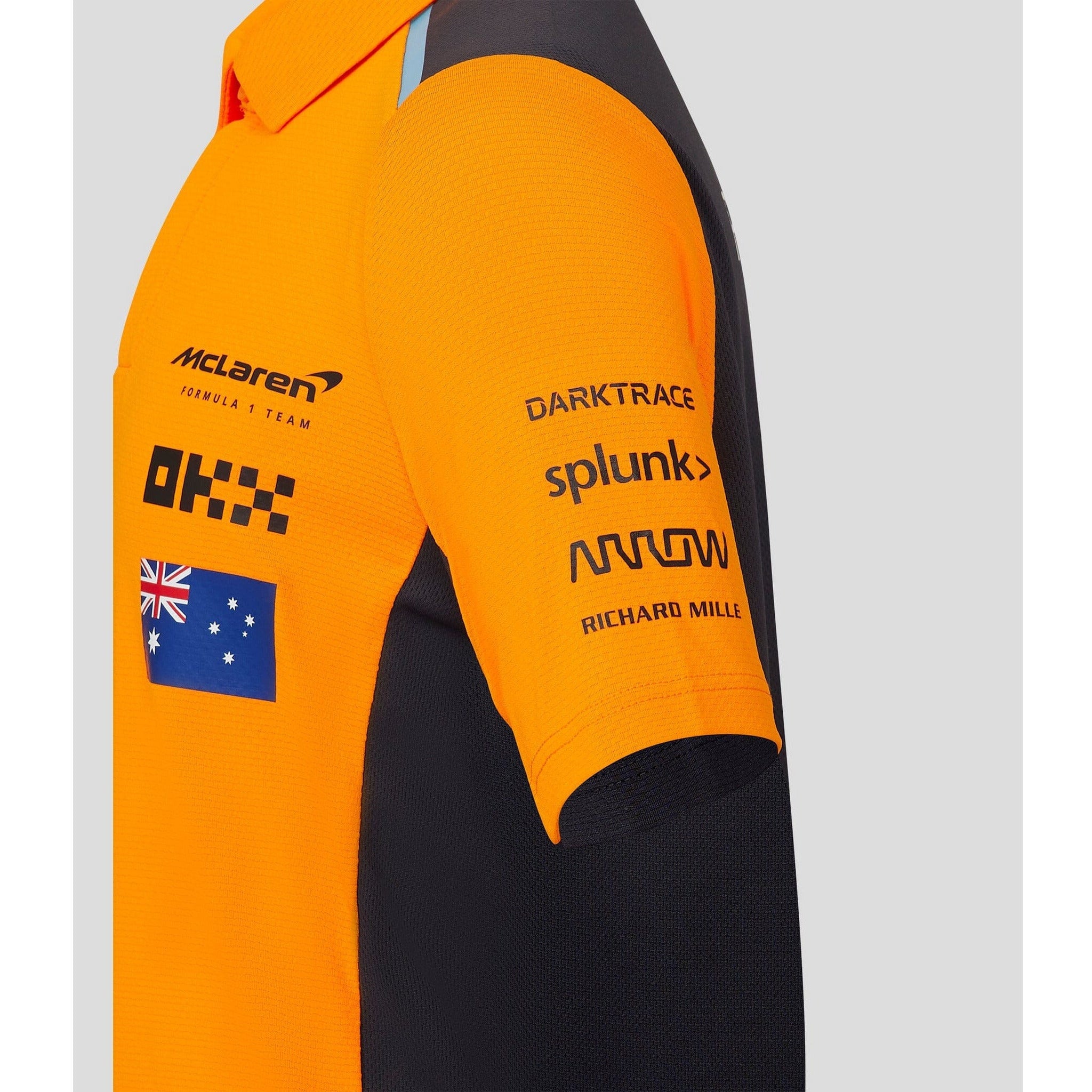 McLaren F1 Kids 2023 Oscar Piastri Drivers Polo Shirt- Youth Papaya