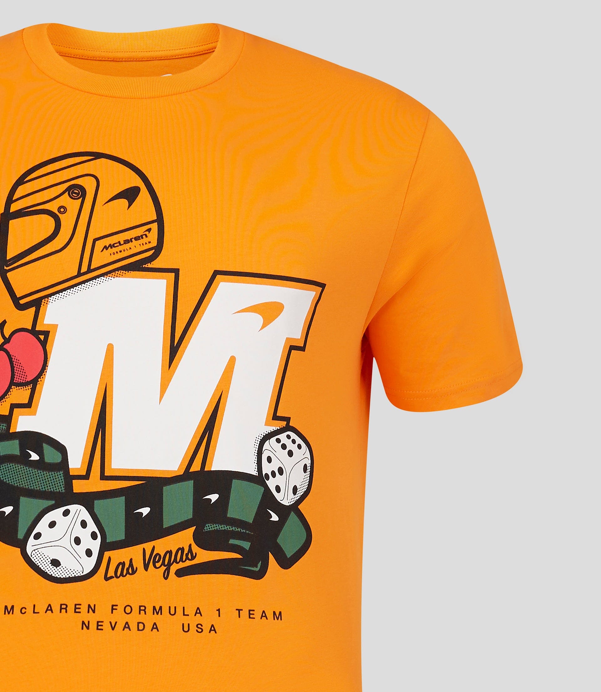McLaren F1 Men's Special Edition Las Vegas GP T-Shirt - Papaya