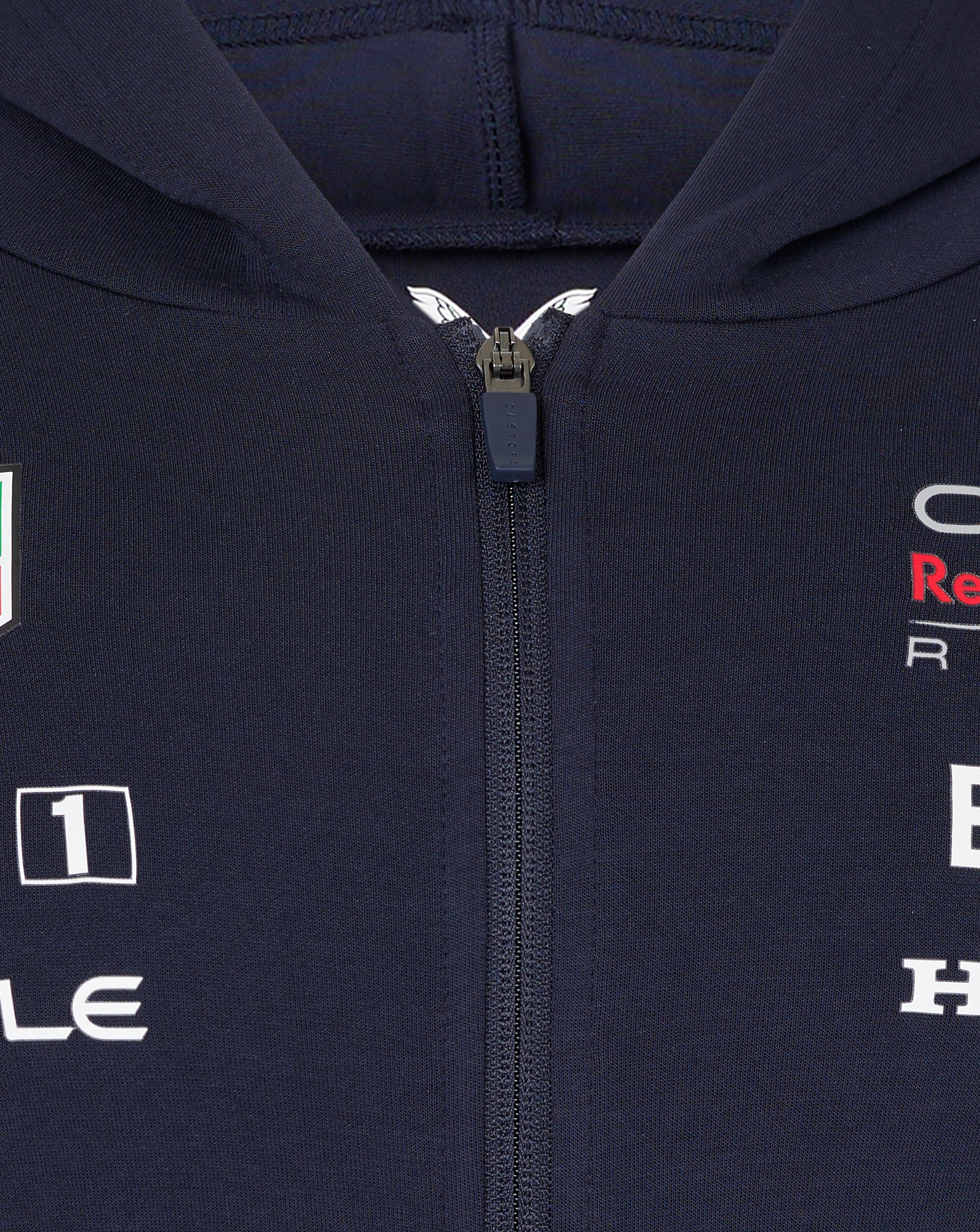 Red Bull Racing F1 2024 Team Full Zip Hooded Sweatshirt- Navy
