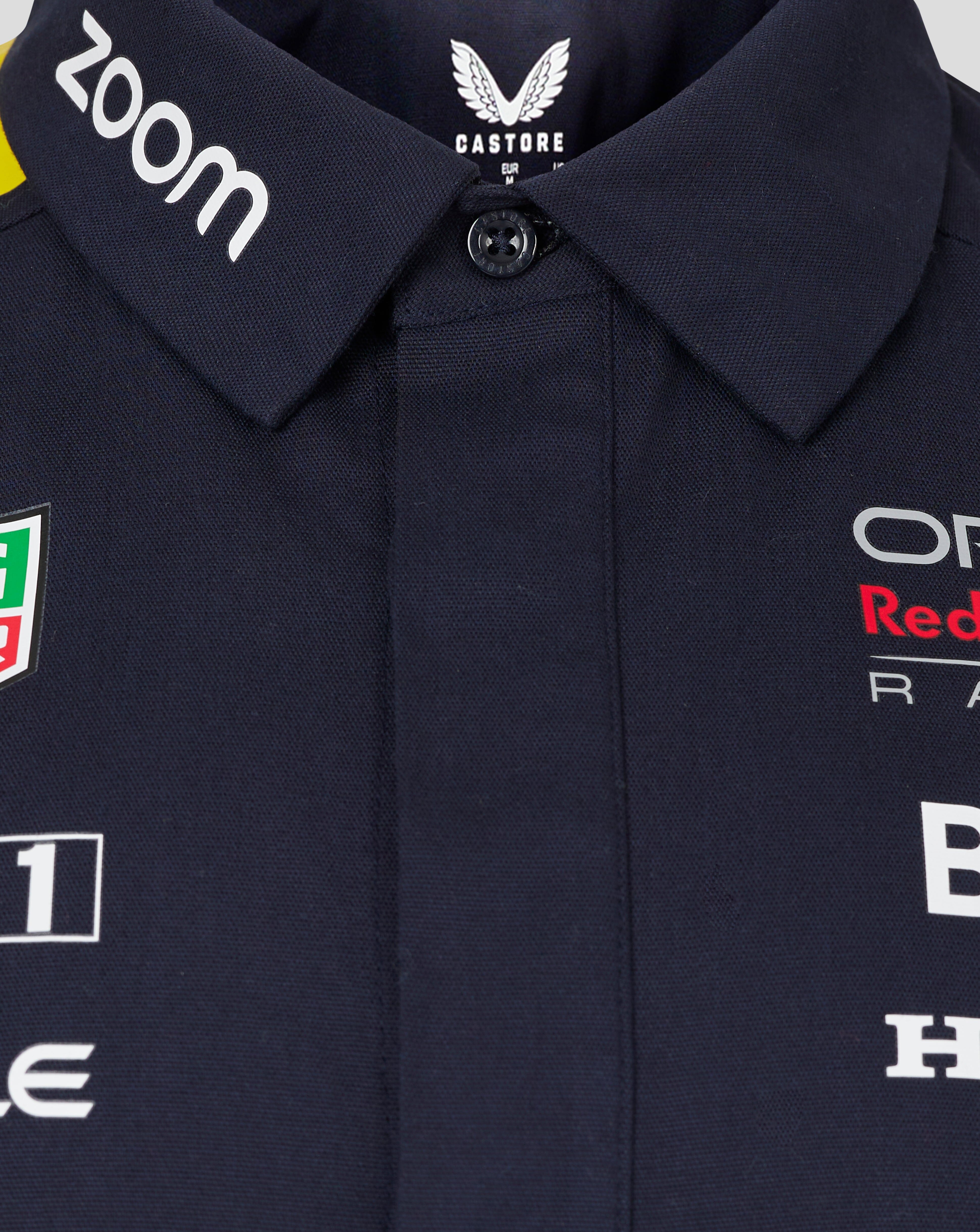 Red Bull Racing F1 2024 Team Button Down Shirt- Navy
