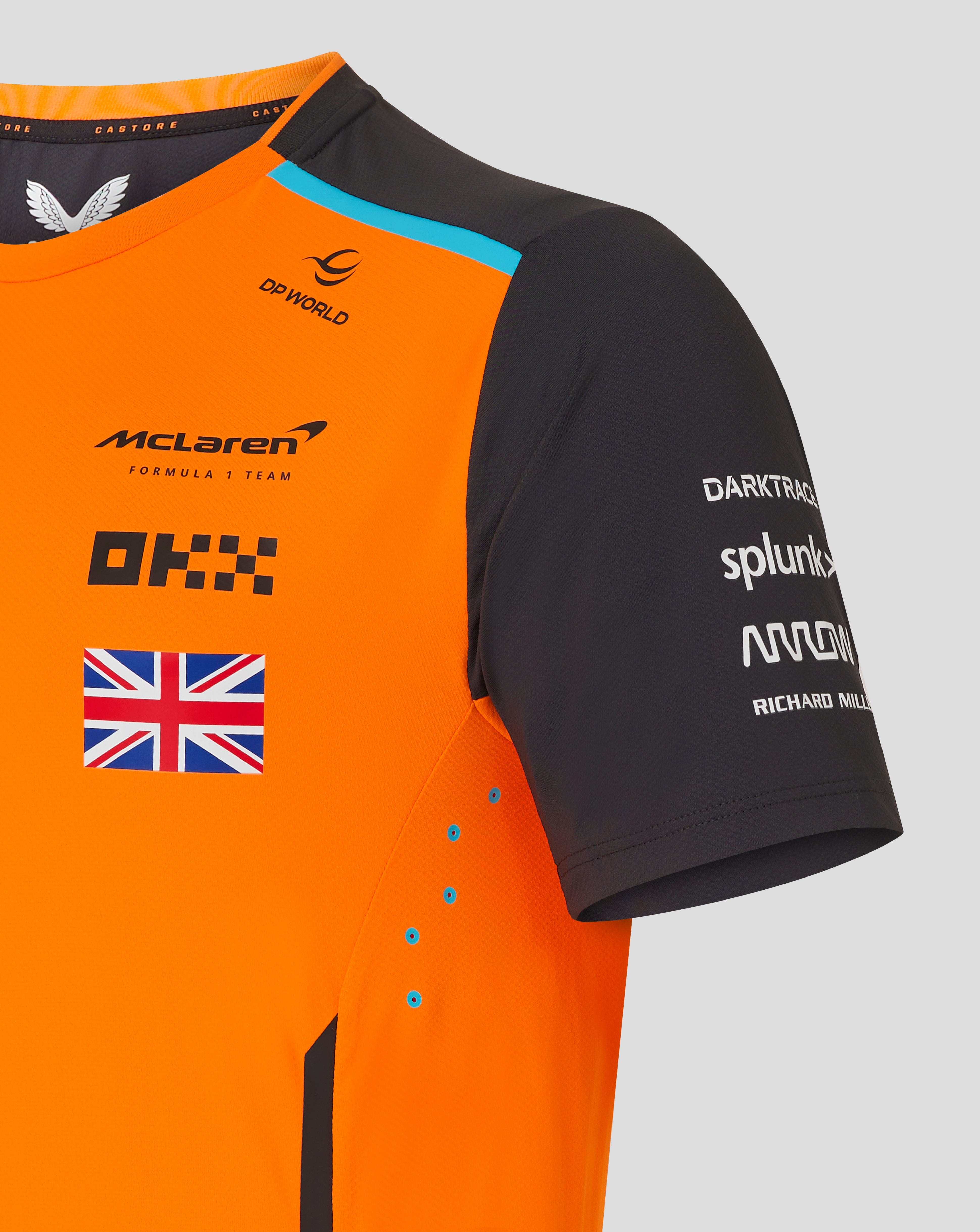 McLaren F1 2024 Men's Lando Norris Team T-Shirt - Papaya/Phantom