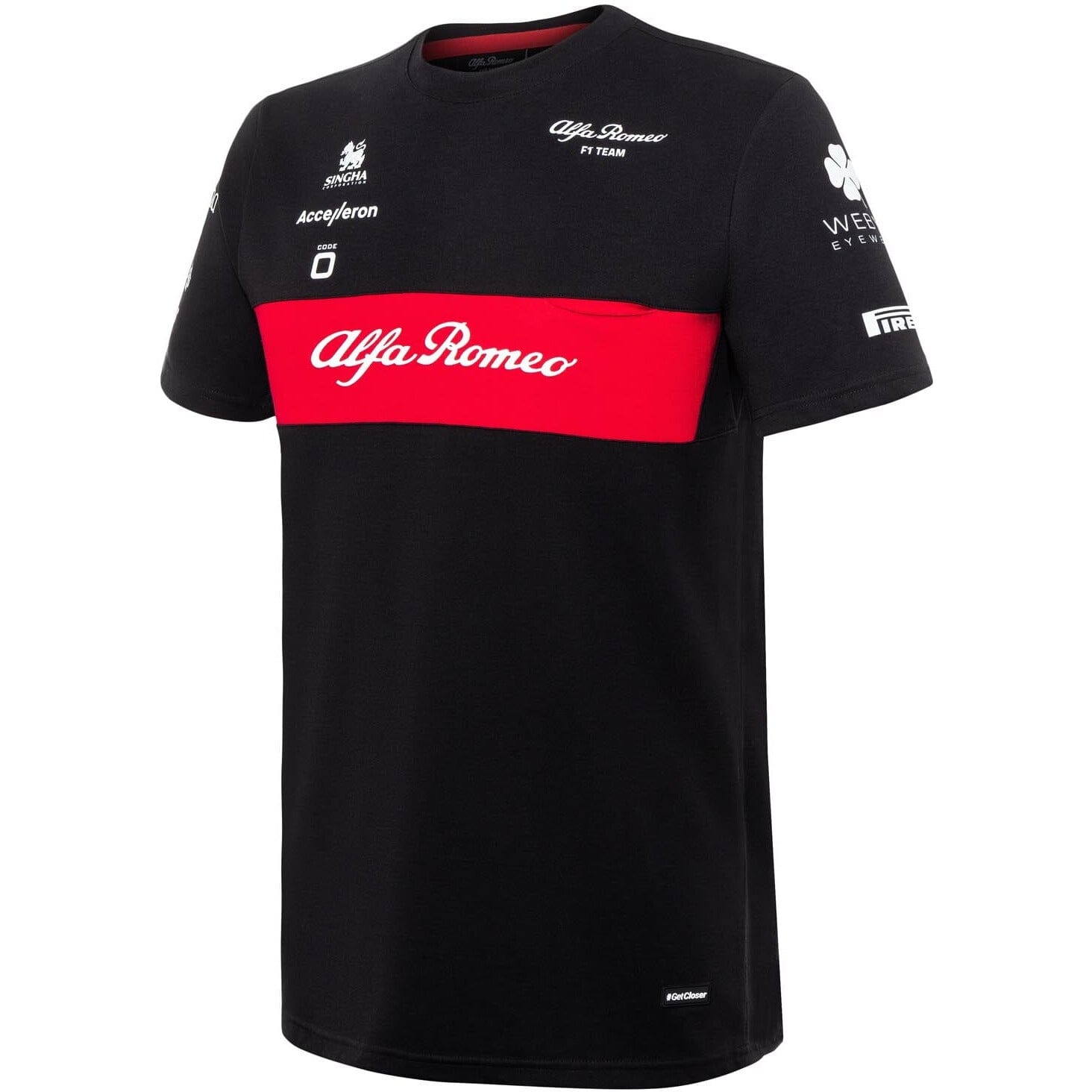 Alfa Romeo Racing F1 2023 Men's Team T-Shirt - Black