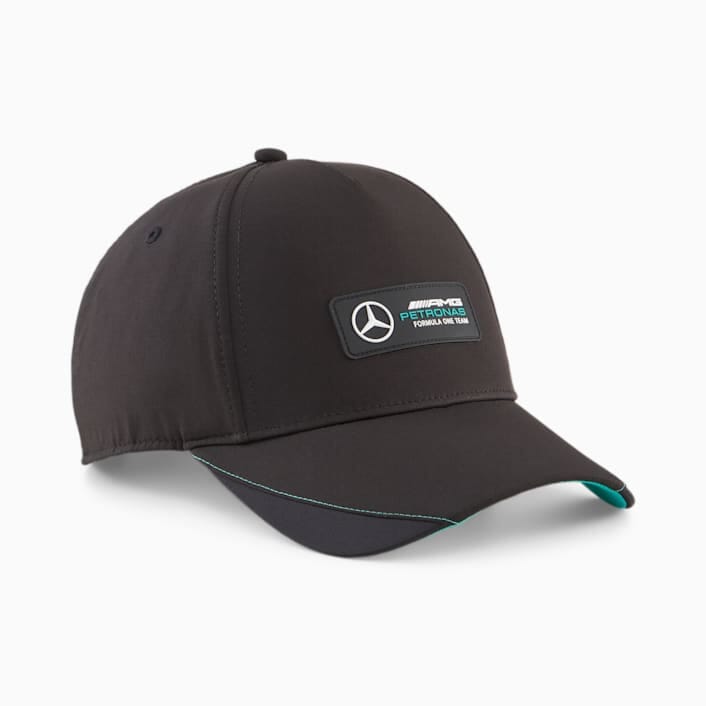 Mercedes Benz AMG Petronas F1 Puma Baseball Hat - Black/Silver/Green