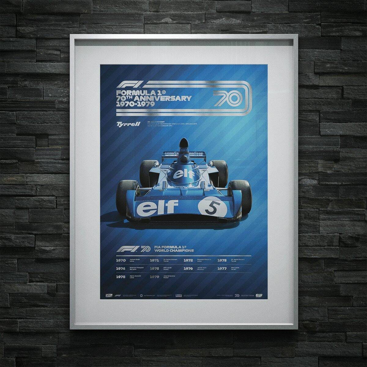 Formula 1® - Decades - Tyrrell - 1970s | Collector's Edition | Unique Numbers