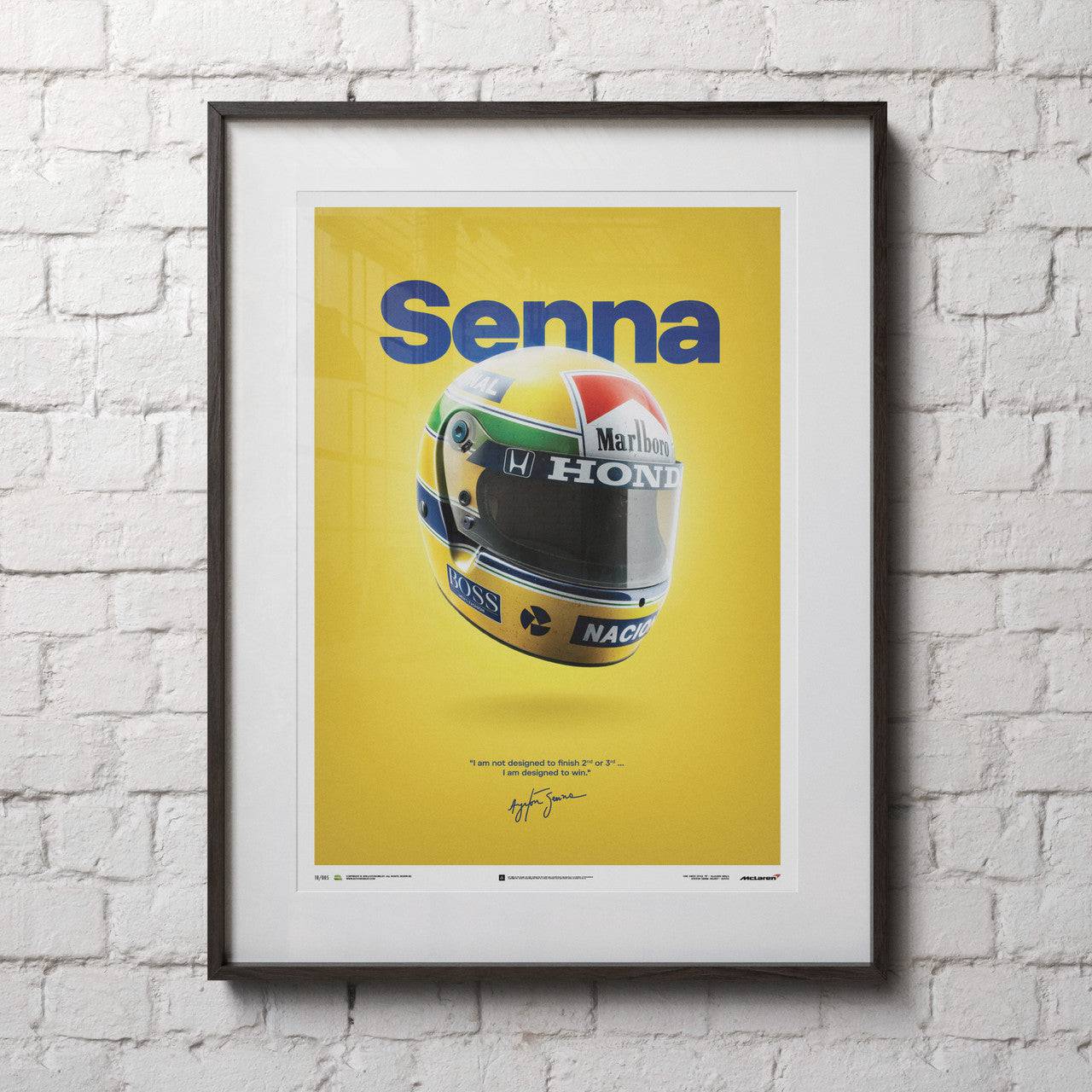 McLaren MP4/4 - Ayrton Senna - Helmet - San Marino GP - 1988