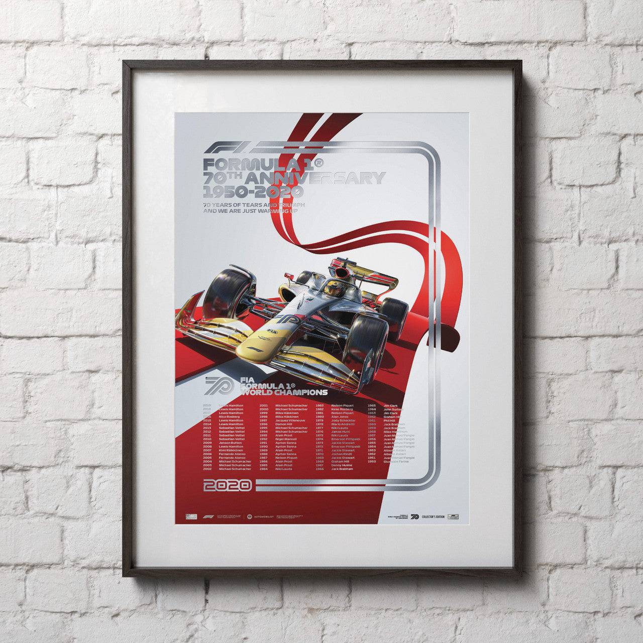 Formula 1® - World Champions - 70th Anniversary - 1950-2019 - Silver | Collector's Edition