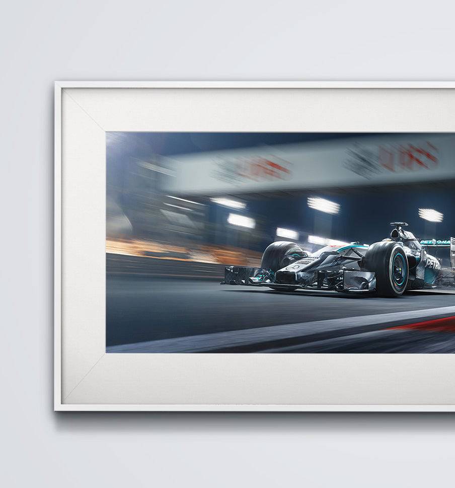 Duel In The Desert - Mercedes-AMG - Lewis Hamilton & Nico Rosberg - Bahrain - 2014