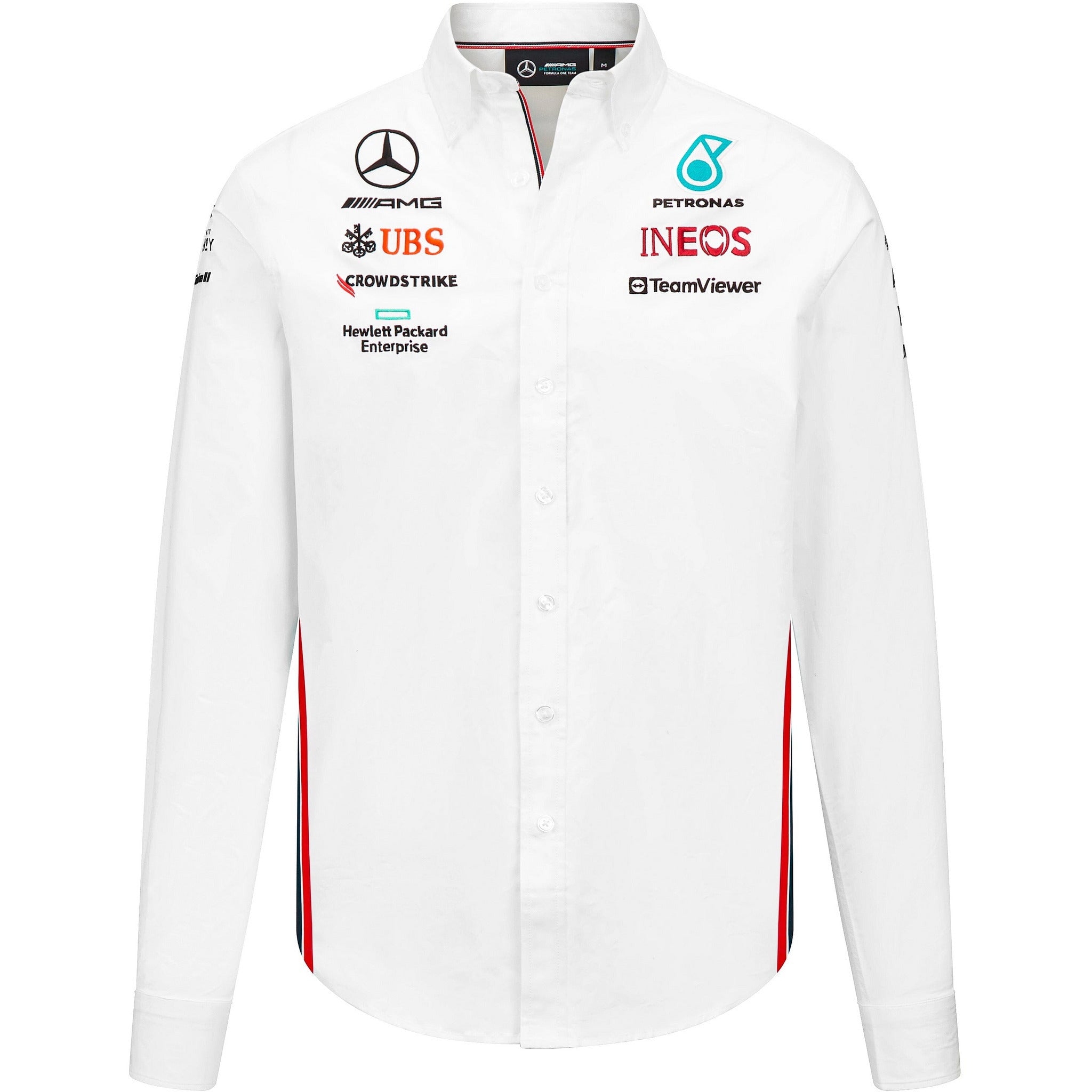 Mercedes AMG F1 2023 Men's Team Button Down Shirt