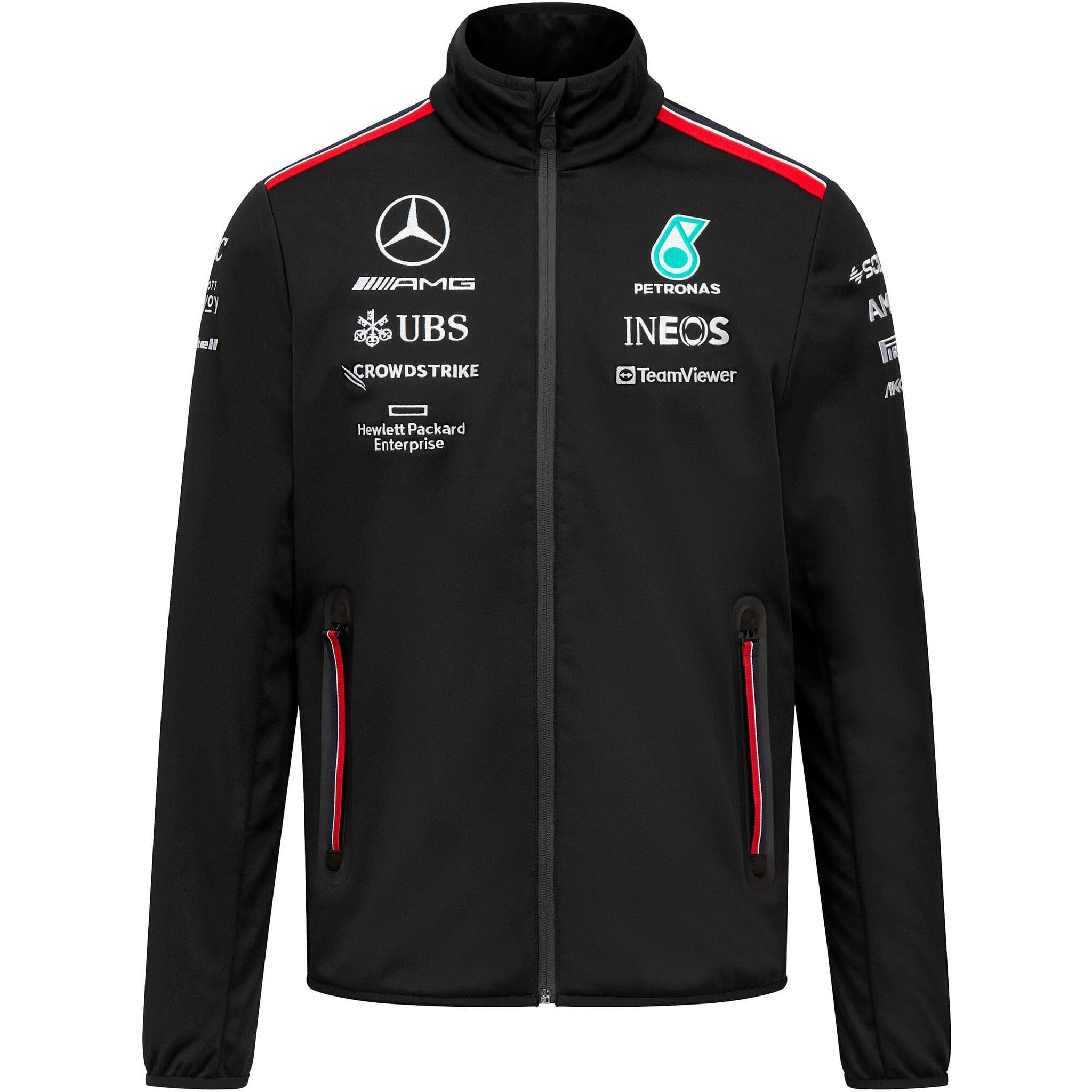 Mercedes AMG F1 2023 Men's Team Softshell Jacket