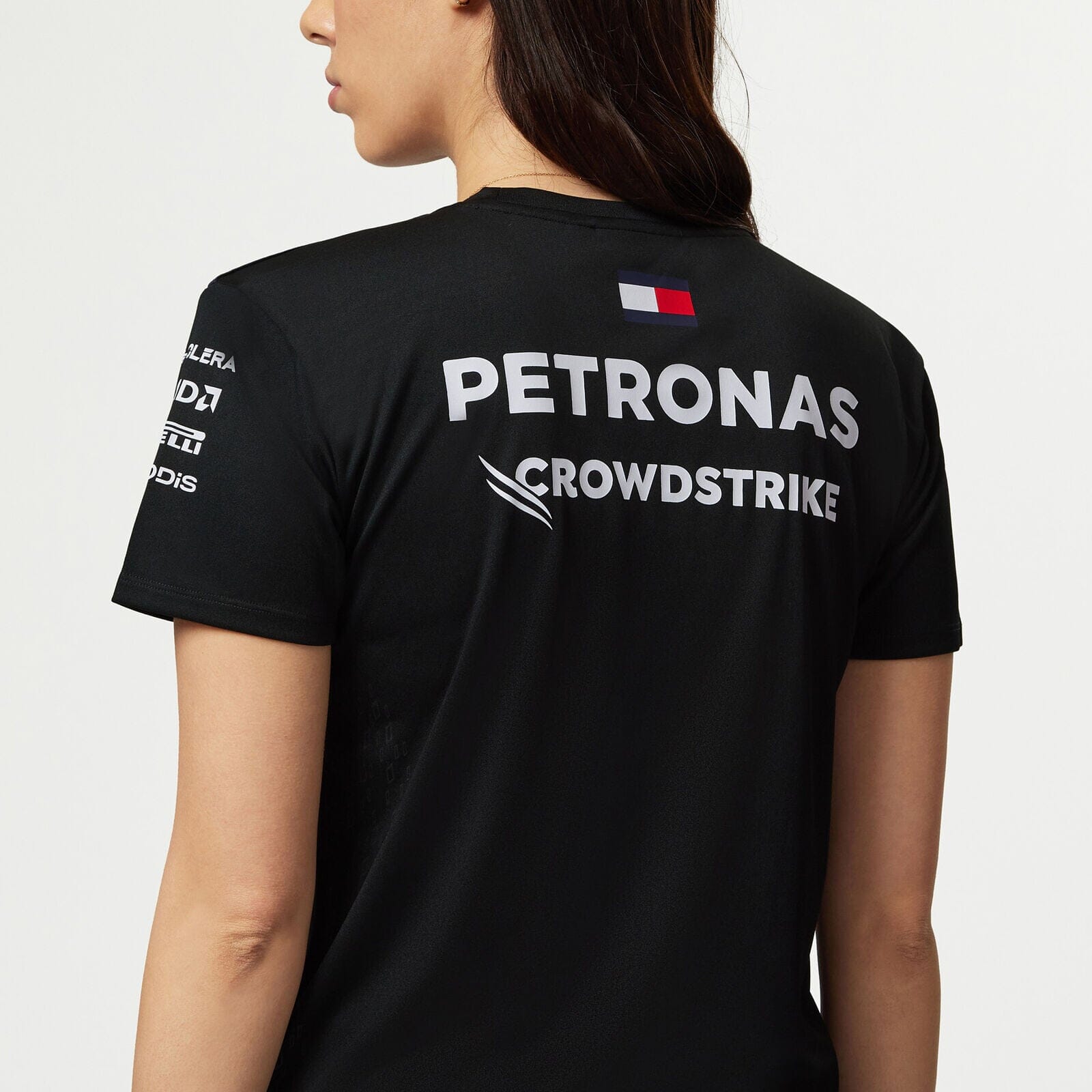 Mercedes AMG F1 2023 Women's Driver T-Shirt - Black/White