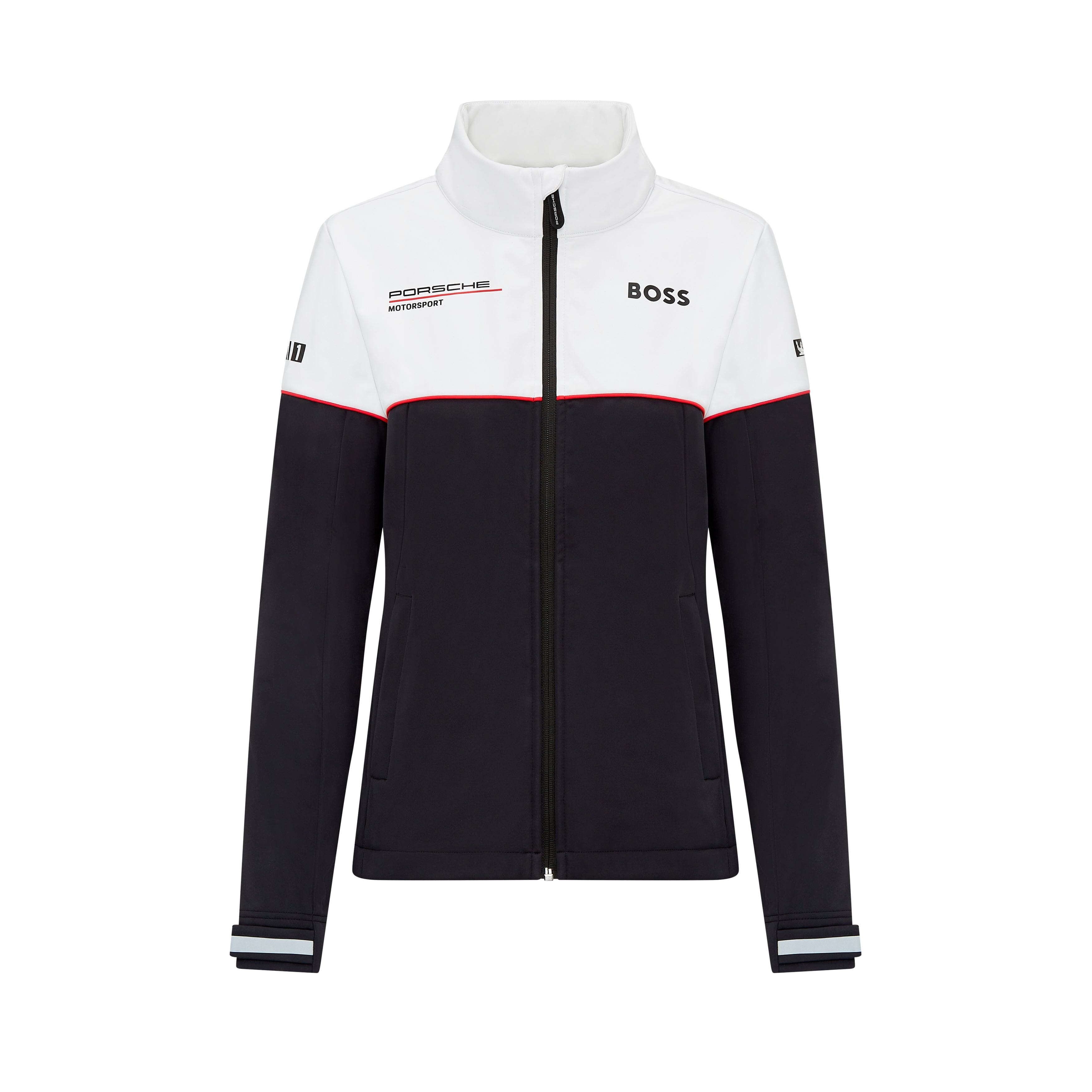 Porsche Motorsport Women's Team Softshell Jacket- Black