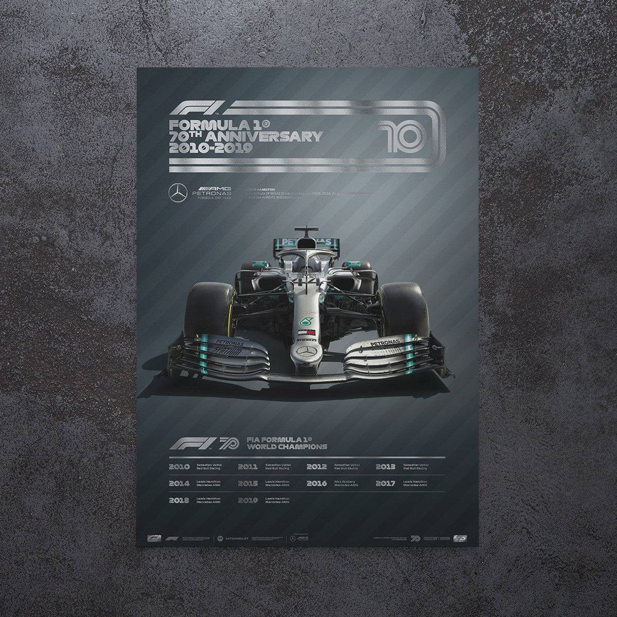 Formula 1® - Decades - Mercedes-AMG Petronas F1 Team - 2010s | Collector's Edition | Unique Numbers