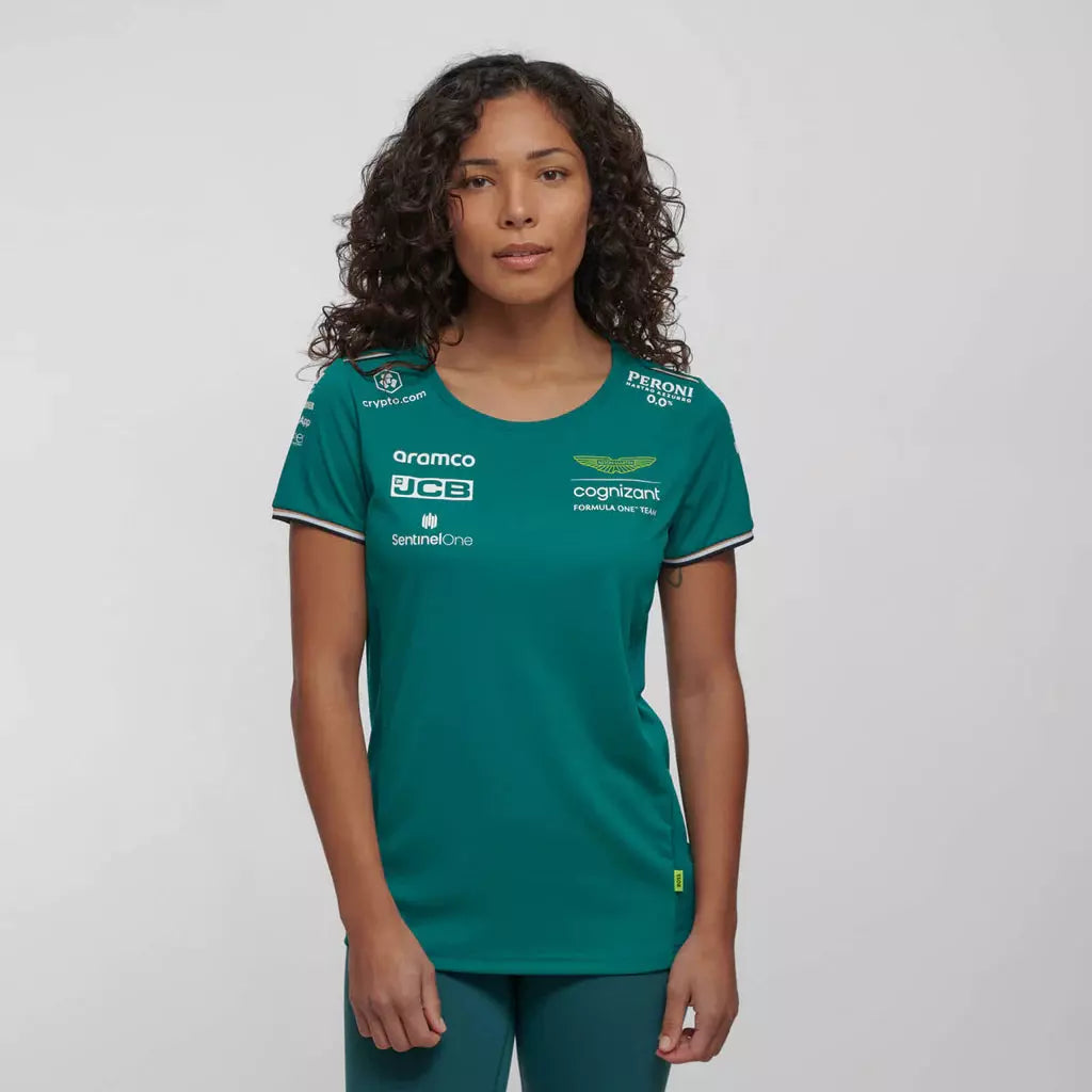Aston Martin F1 2023 Women's Team T-Shirt- Green