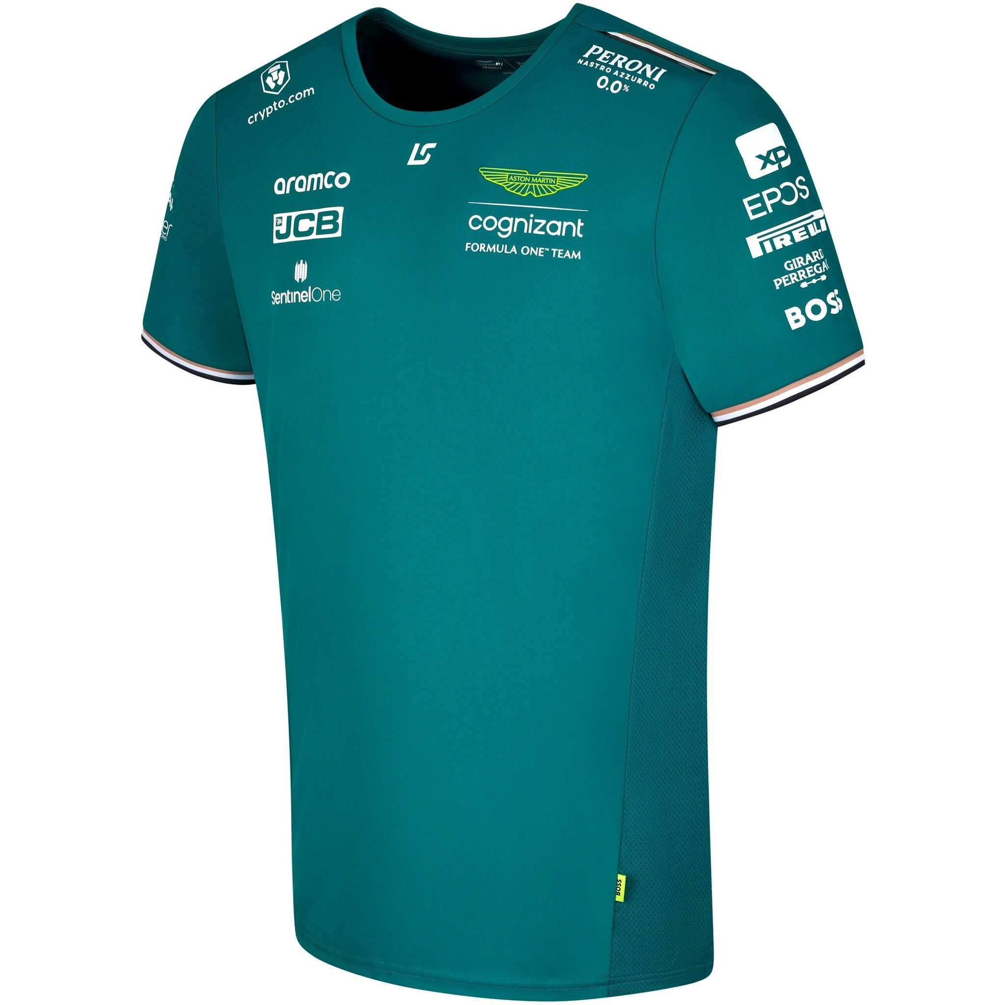 Aston Martin F1 2023 Men's Lance Stroll Team T-Shirt- Green