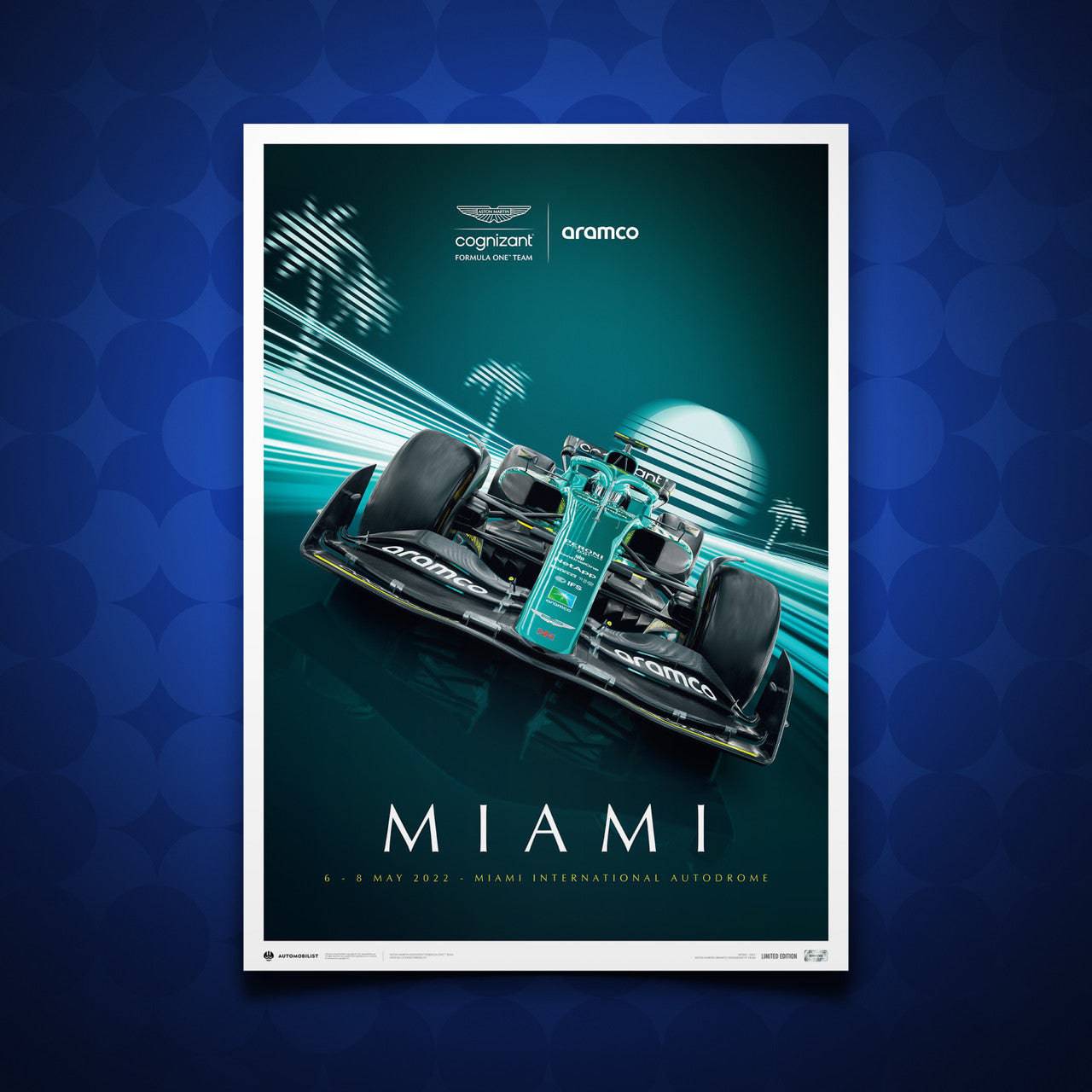 Aston Martin Aramco Cognizant Formula 1 Team - Miami - 2022 | Unique Numbers