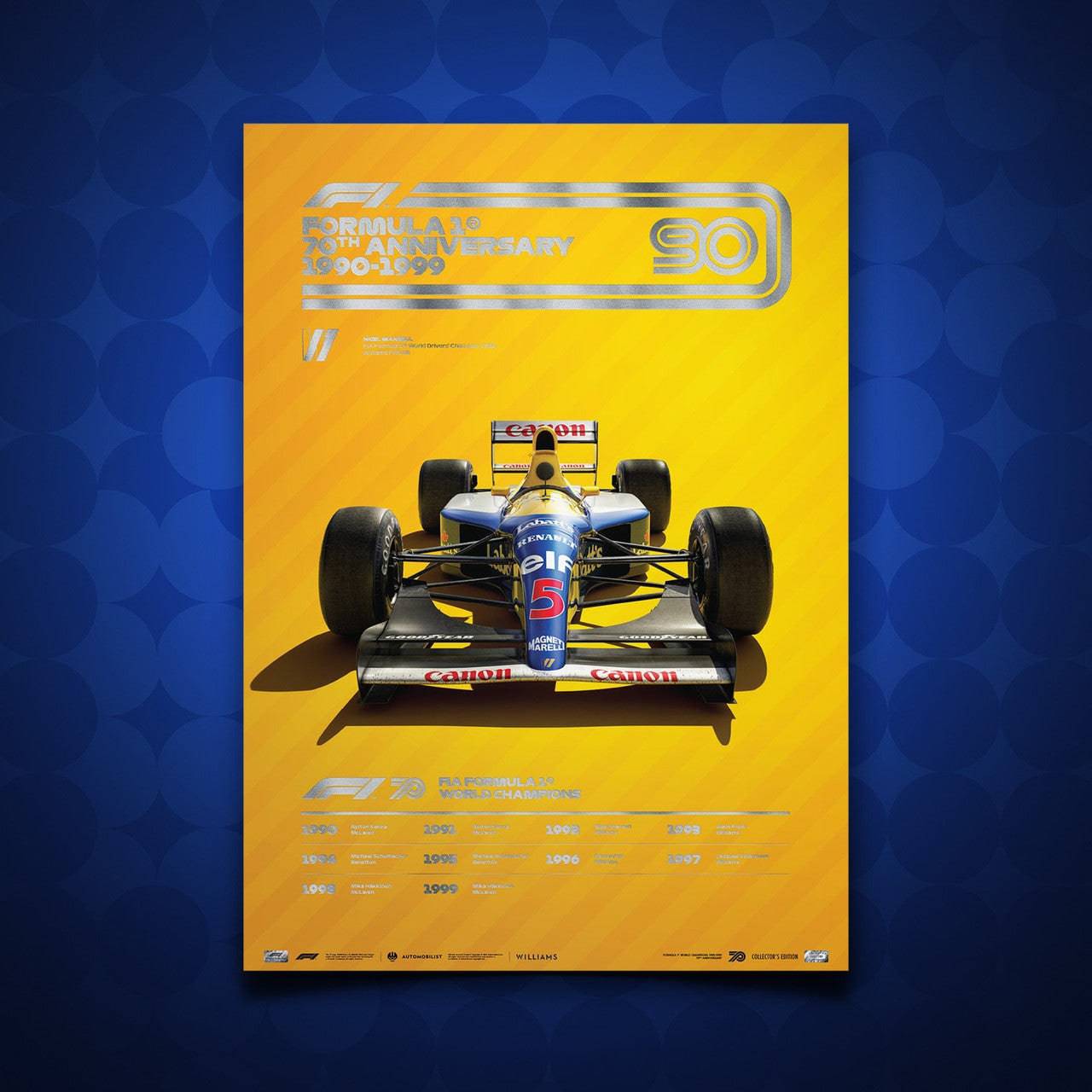 Formula 1® - Decades - Williams - 1990s | Collector's Edition | Unique Numbers