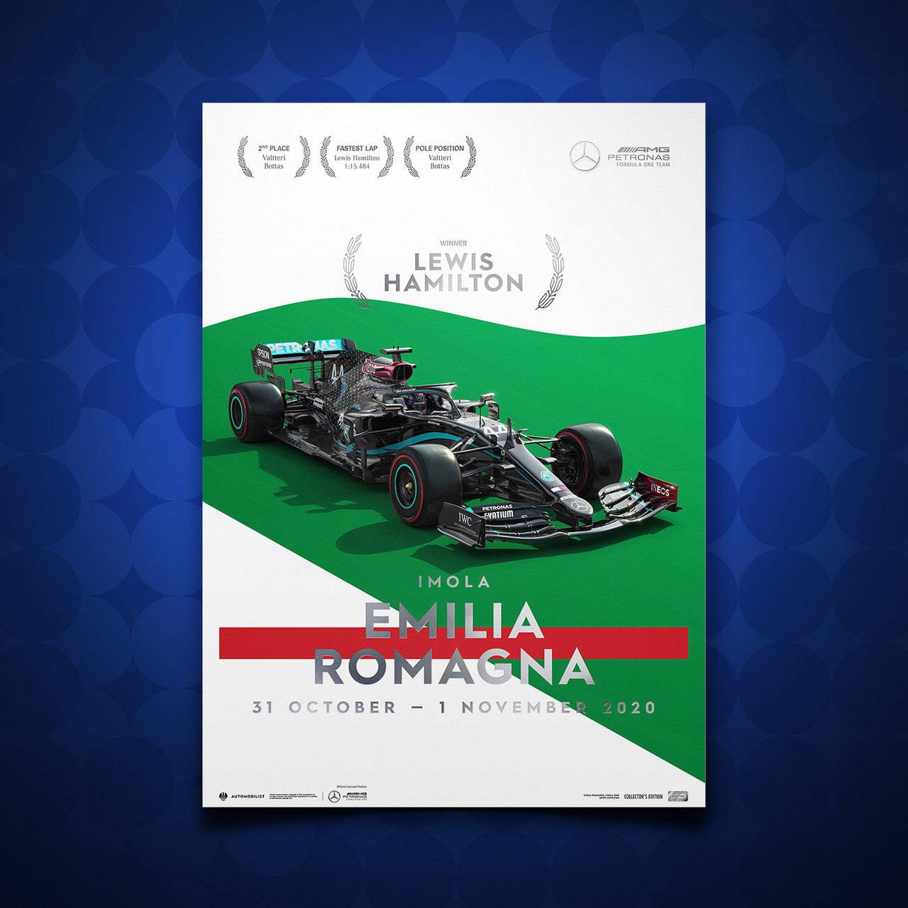 Mercedes-AMG Petronas F1 Team - Lewis Hamilton - Imola - 2020 | Collector’s Edition | Unique Numbers