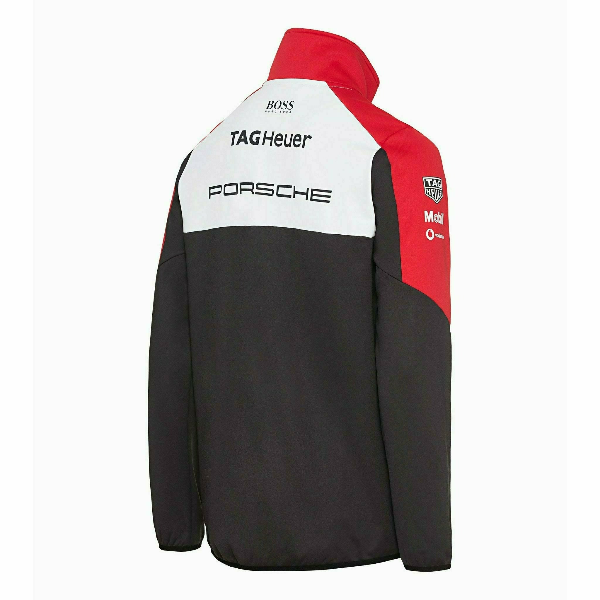 Porsche Motorsport Formula E Men's Softshell Jacket- Black
