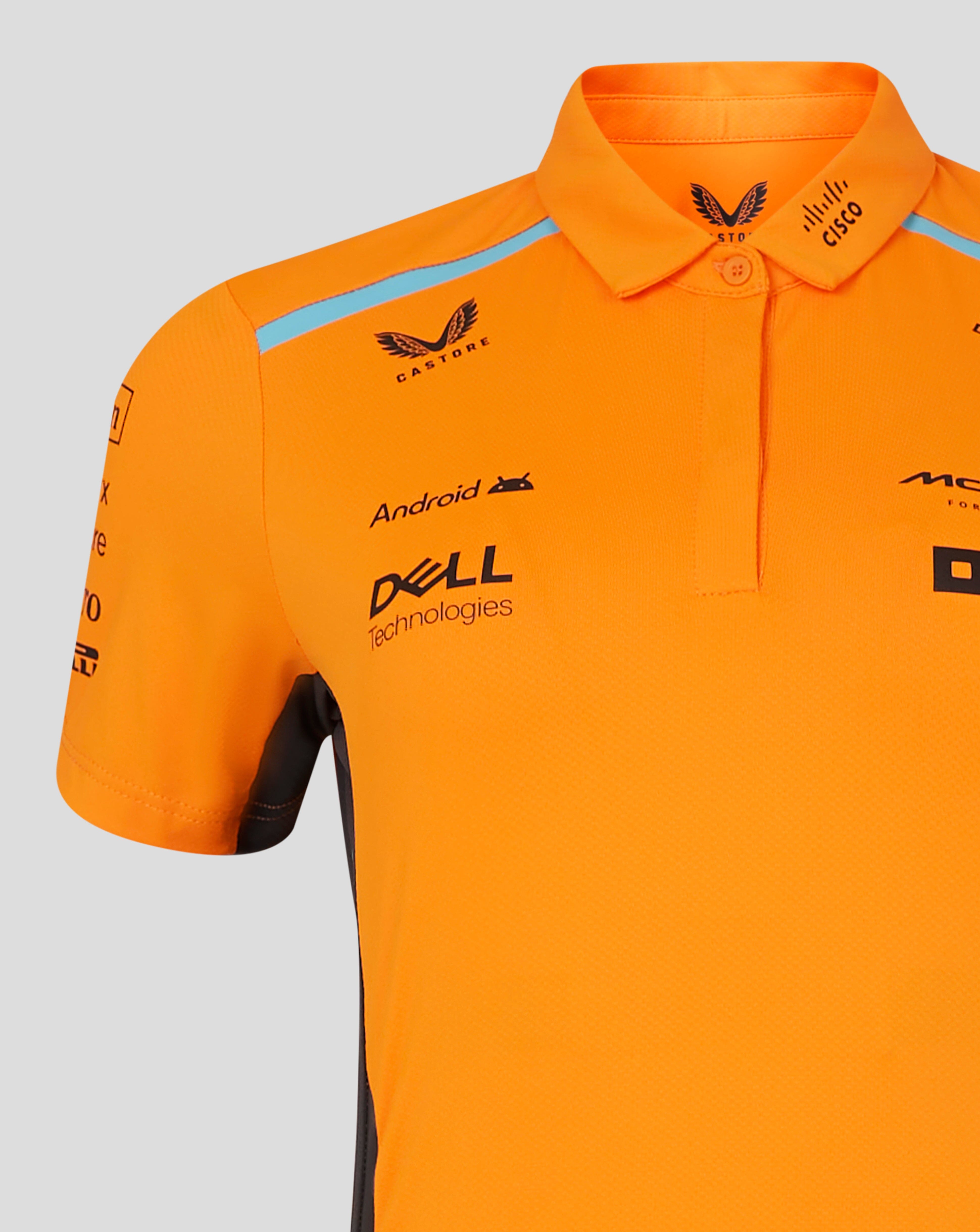 McLaren F1 2024 Women's Team Polo Shirt - Papaya