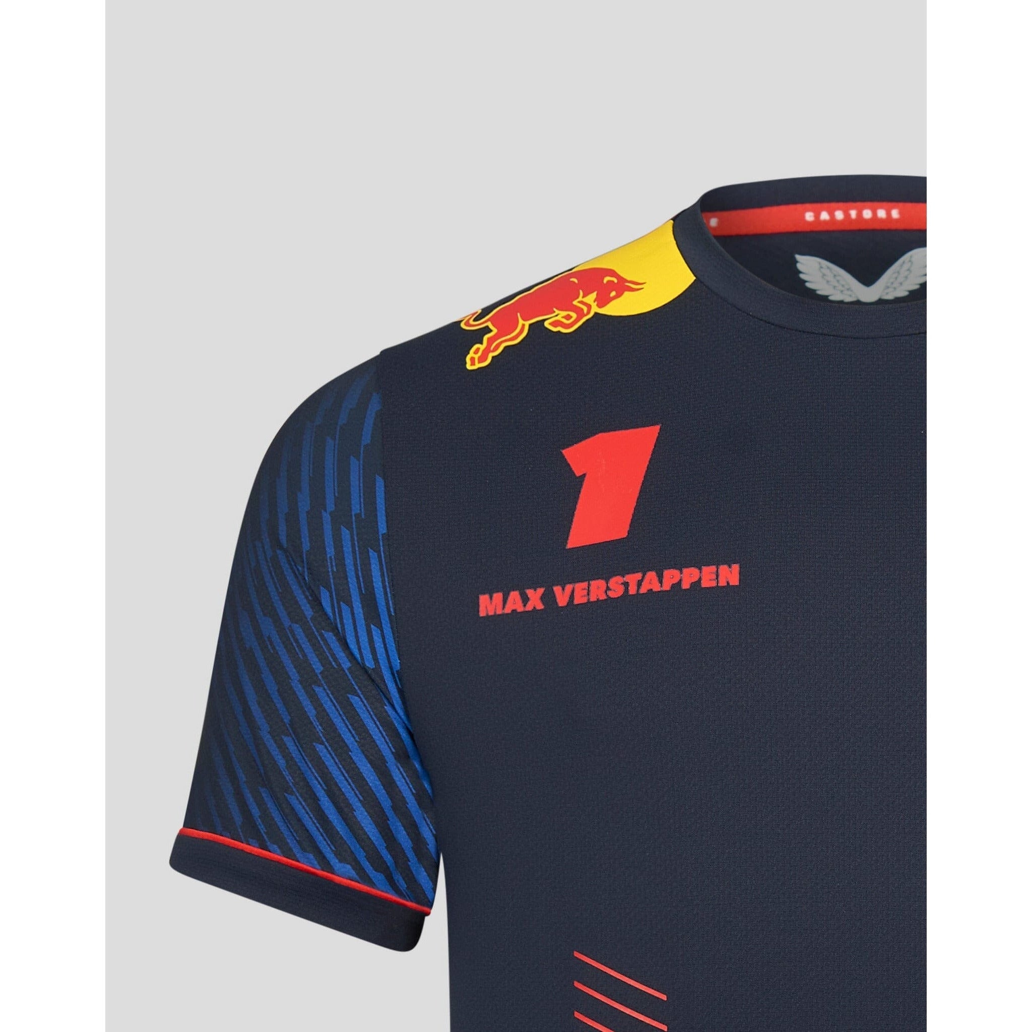 Red Bull Racing F1 Men's 2023 Max Verstappen Team T-Shirt- Navy